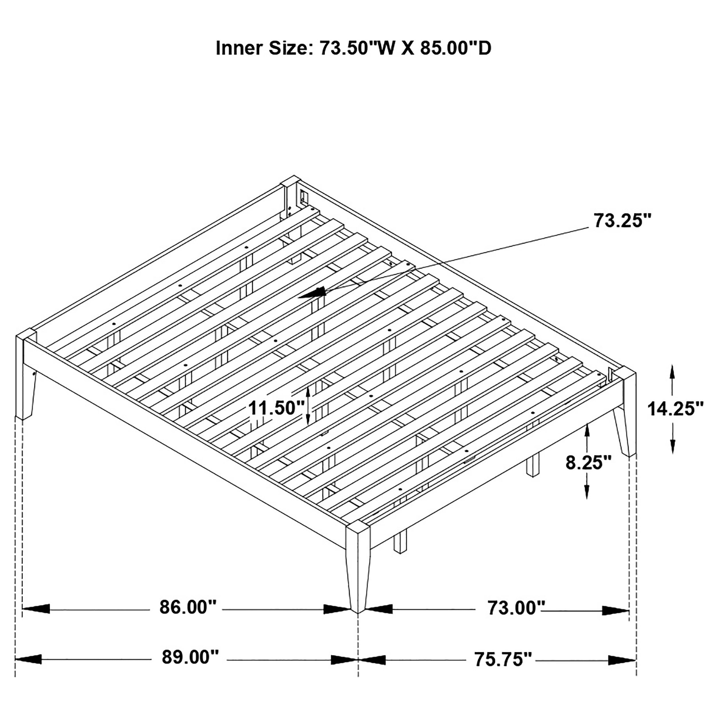Hounslow Platform Bed Base - Luxury Home Furniture (MI)