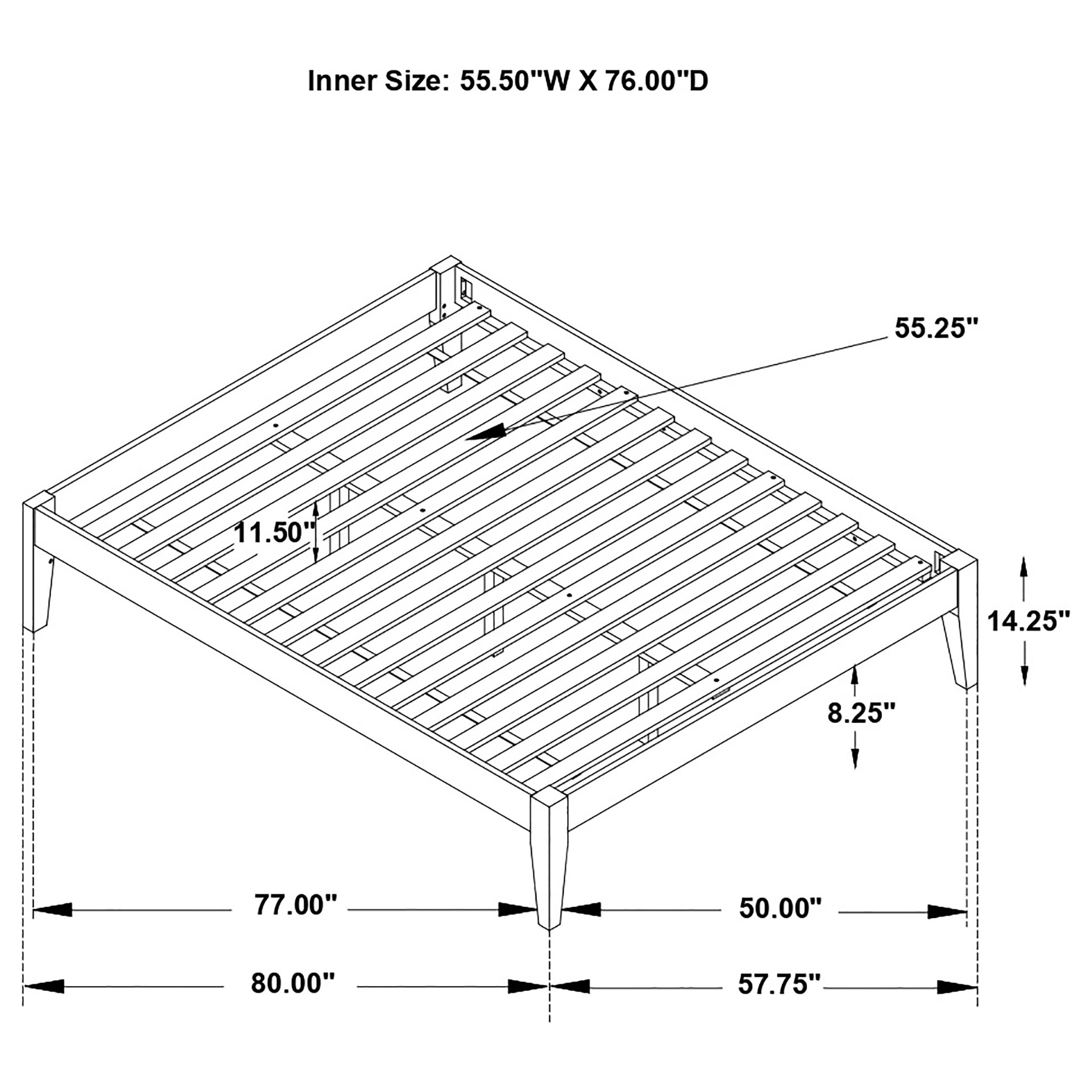 Hounslow Platform Bed Base - Luxury Home Furniture (MI)