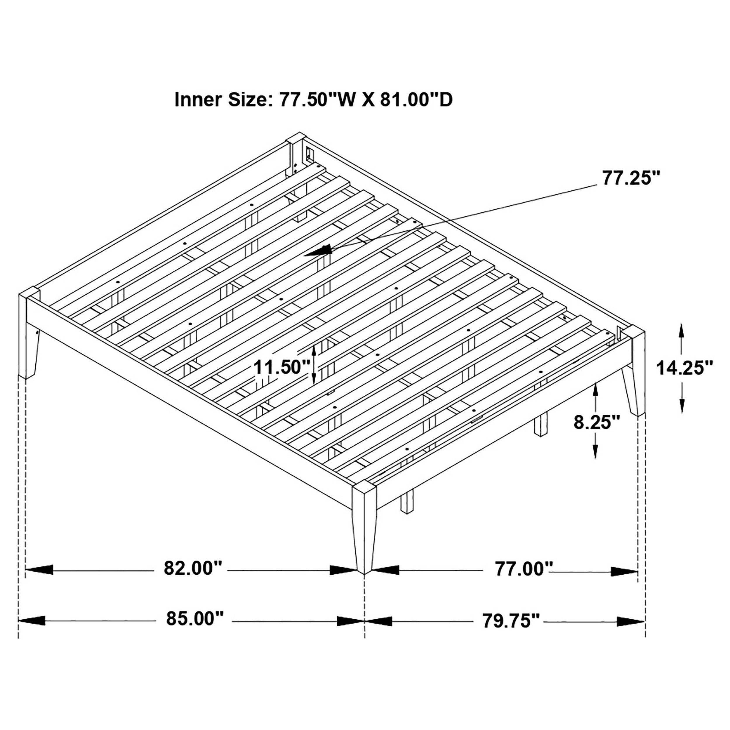 Hounslow Platform Bed Base - Luxury Home Furniture (MI)