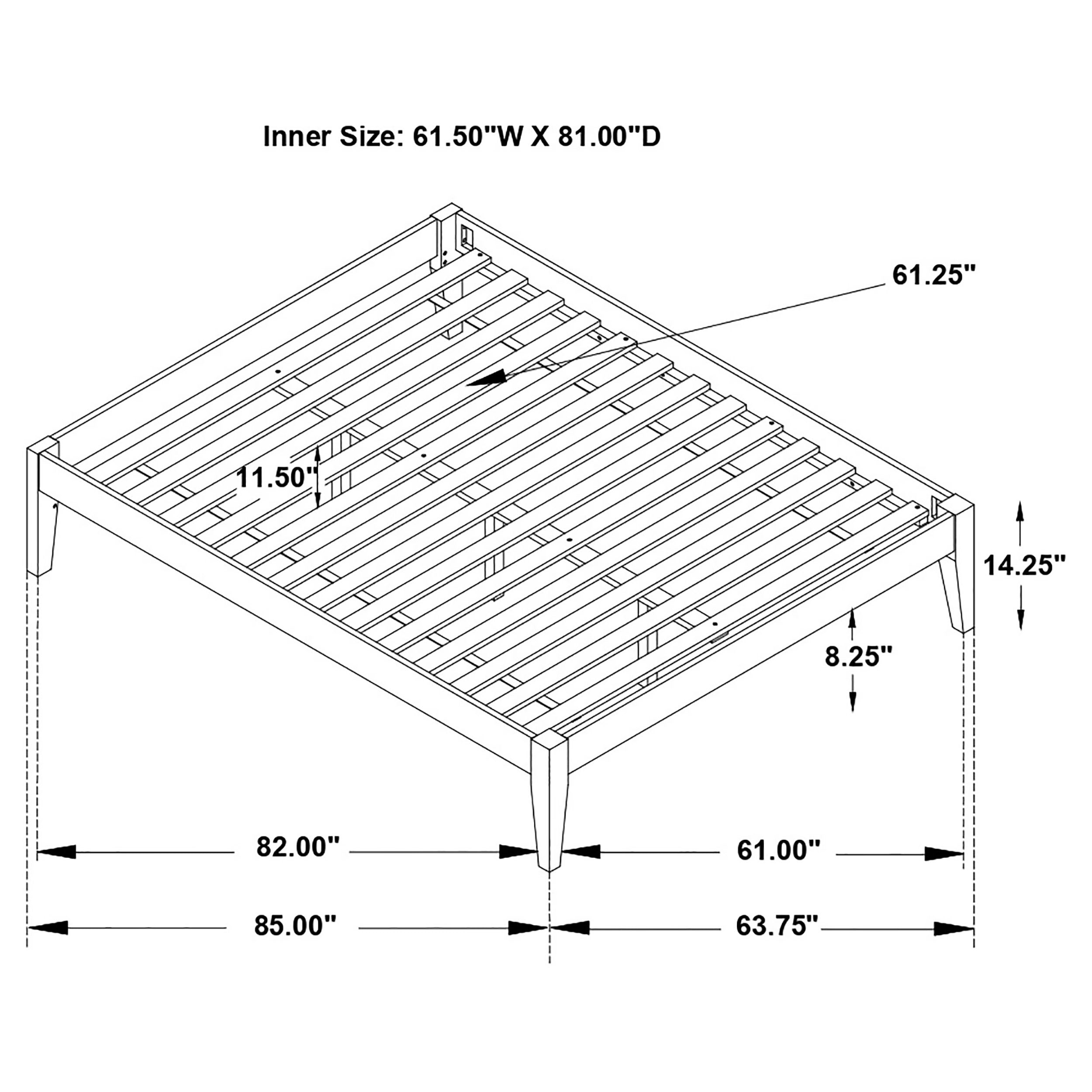 Hounslow Platform Bed Base - Luxury Home Furniture (MI)