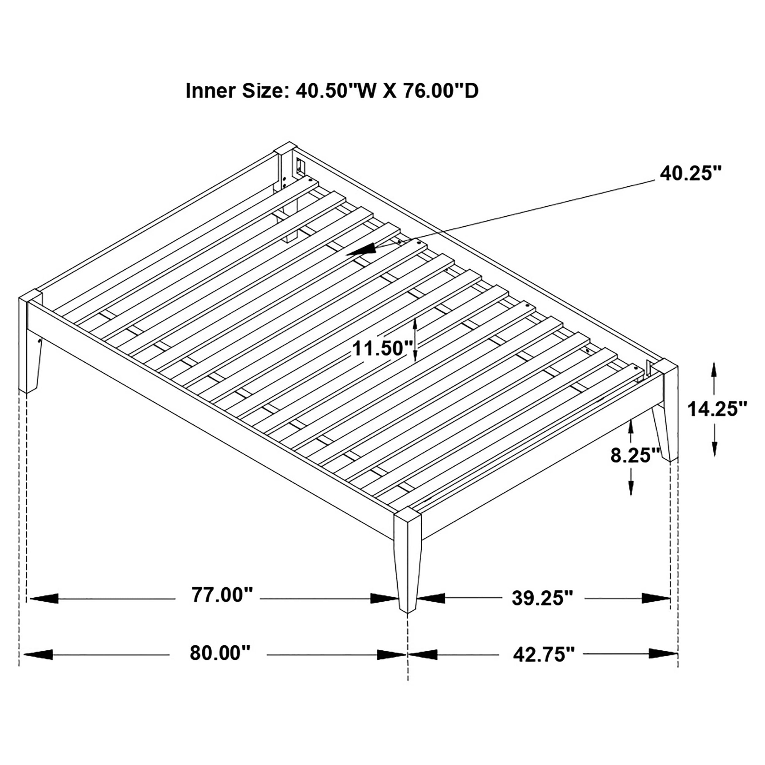 Hounslow Platform Bed Base - Luxury Home Furniture (MI)