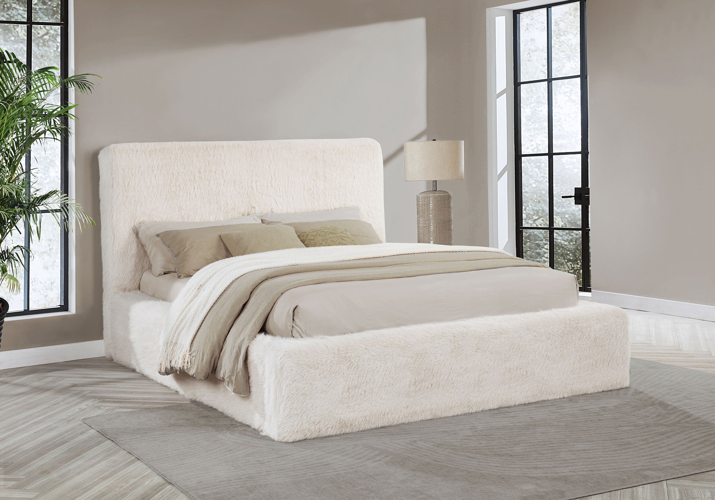 Rebecca Panel Bed - Luxury Home Furniture (MI)