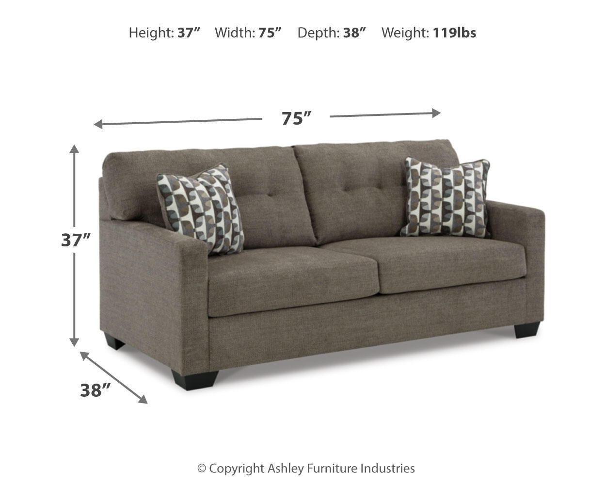 Mahoney Living Room Set - Luxury Home Furniture (MI)
