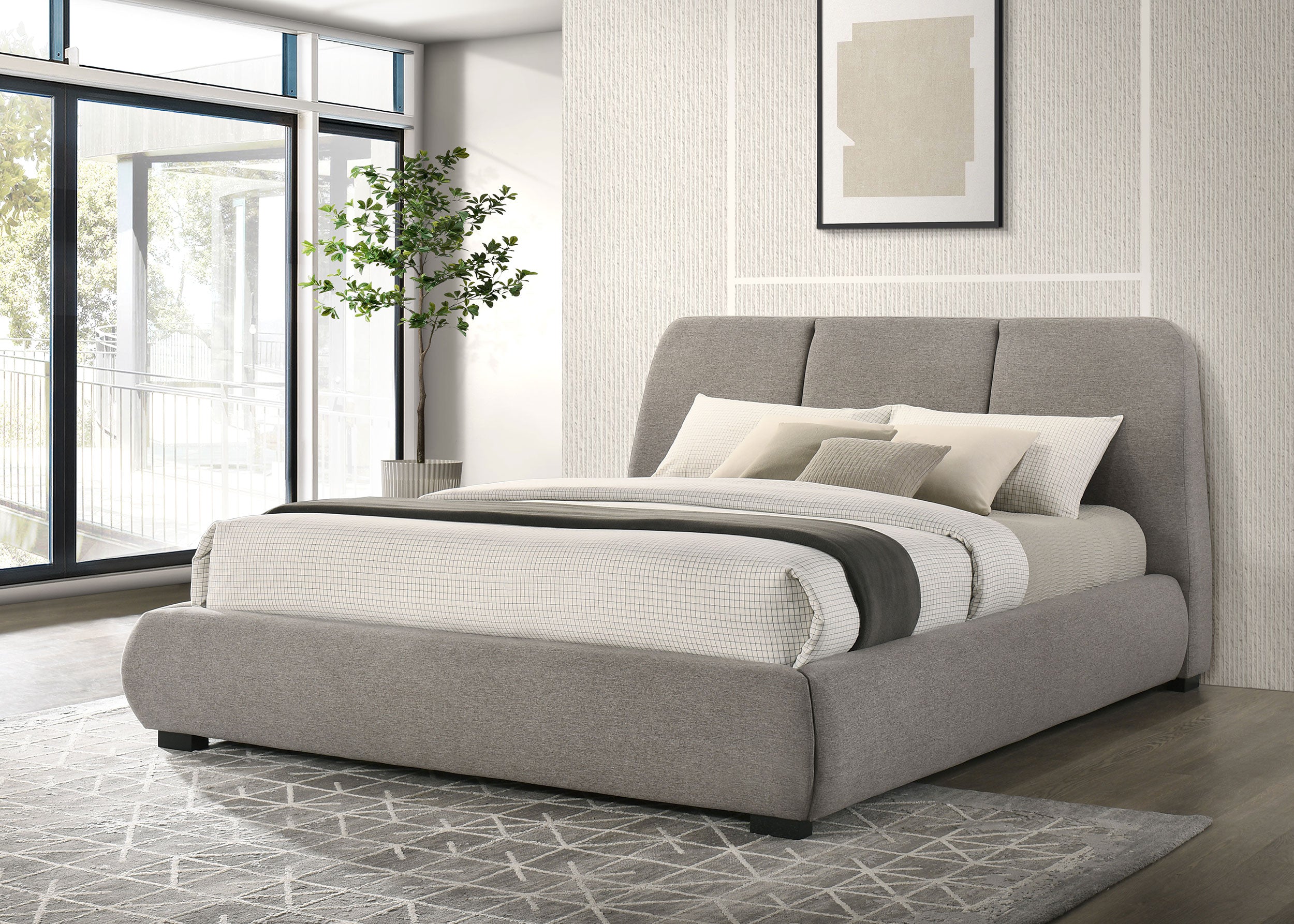 Mokena Panel Platform Bed