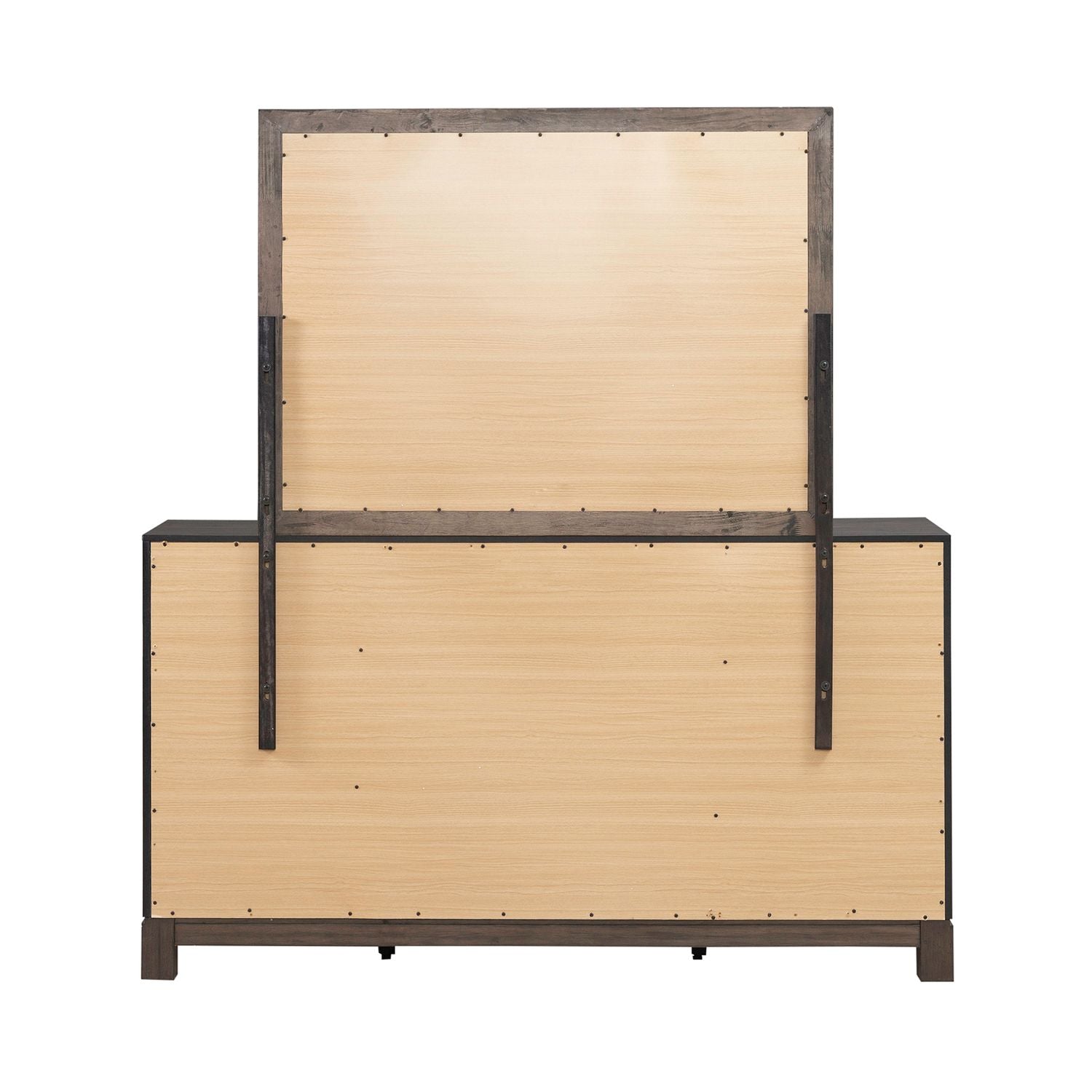 Modern Edge Dresser & Mirror image