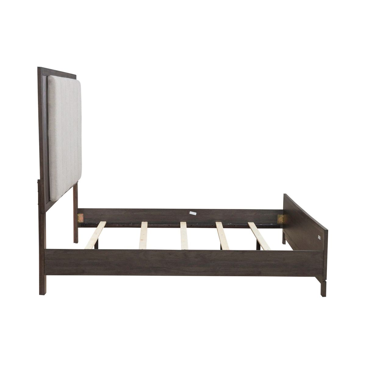 Liberty Furniture Modern Edge King Upholstered Bed in Caffe - Luxury Home Furniture (MI)