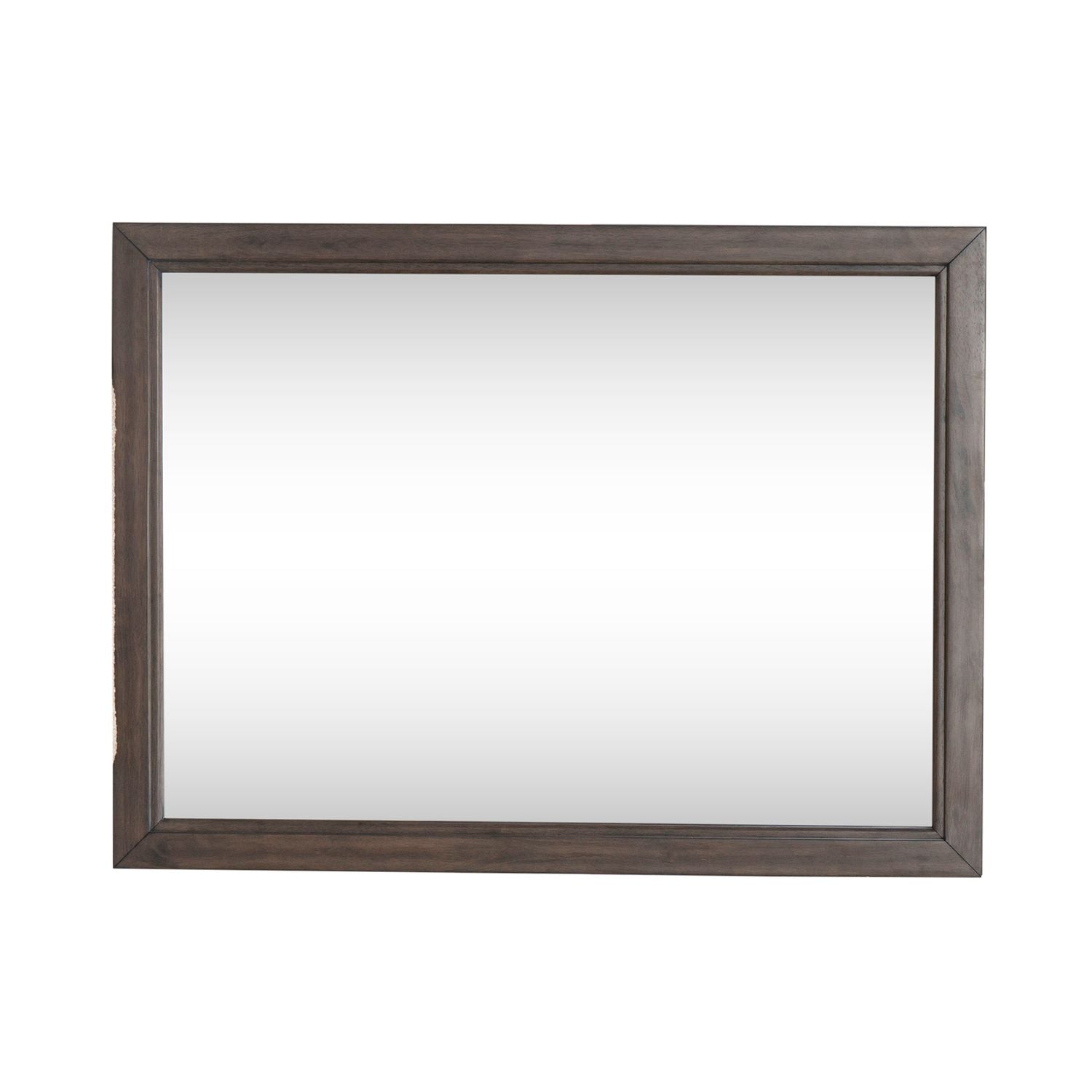 Modern Edge Landscape Mirror in Caffe - Luxury Home Furniture (MI)