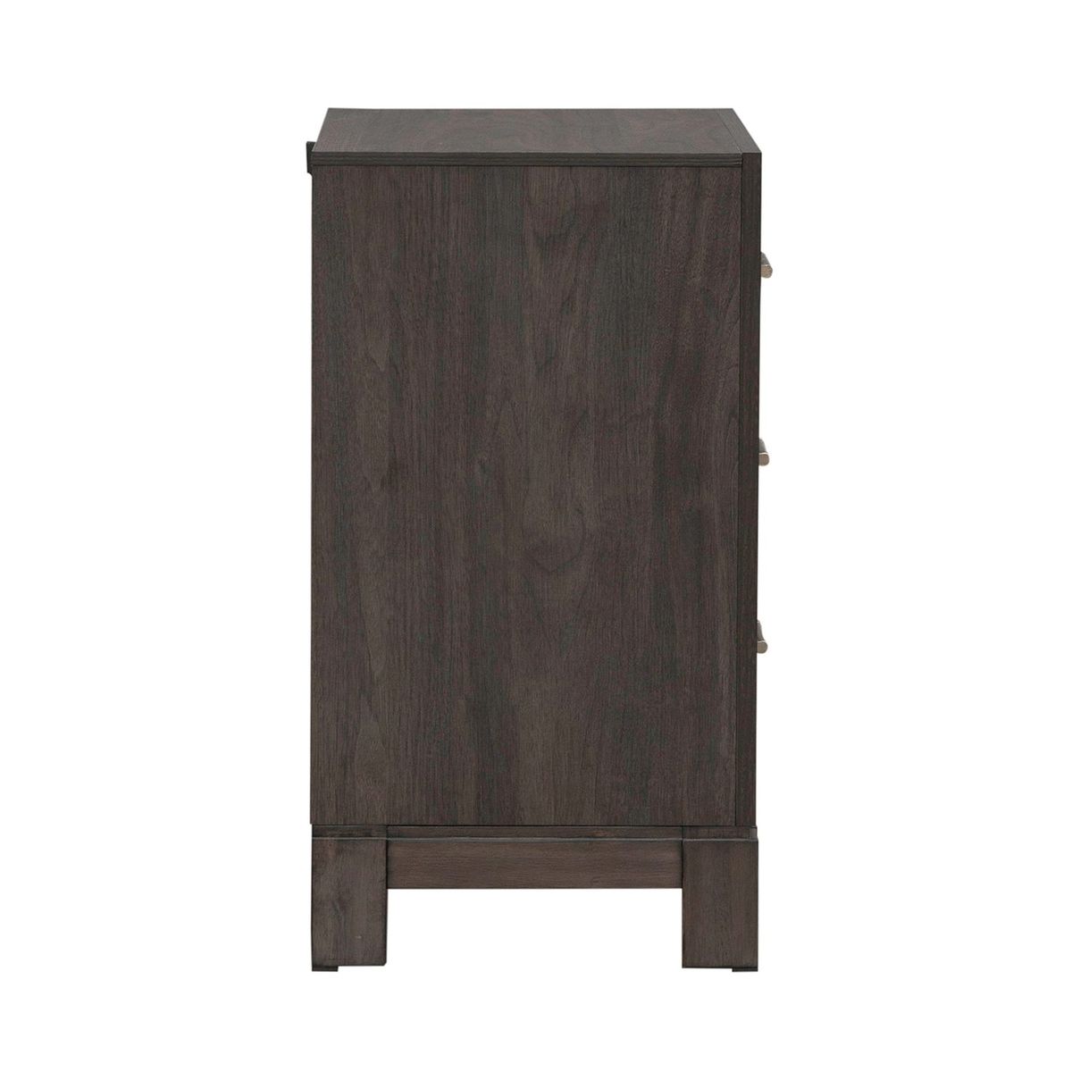 Liberty Furniture Modern Edge Nightstand w/ Charging Station in Caffe - Luxury Home Furniture (MI)