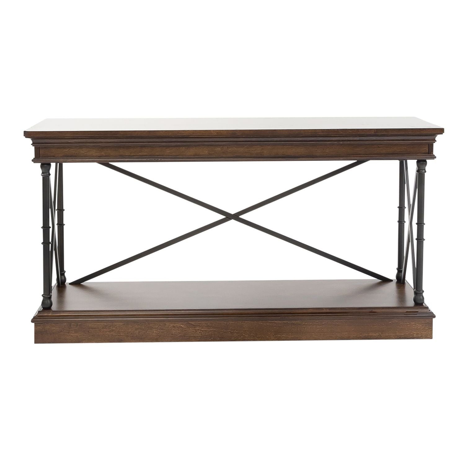 Tribeca Rectangular Sofa Table in Cordovian Brown