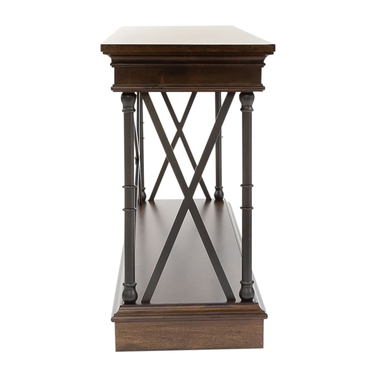 Tribeca Rectangular Sofa Table in Cordovian Brown