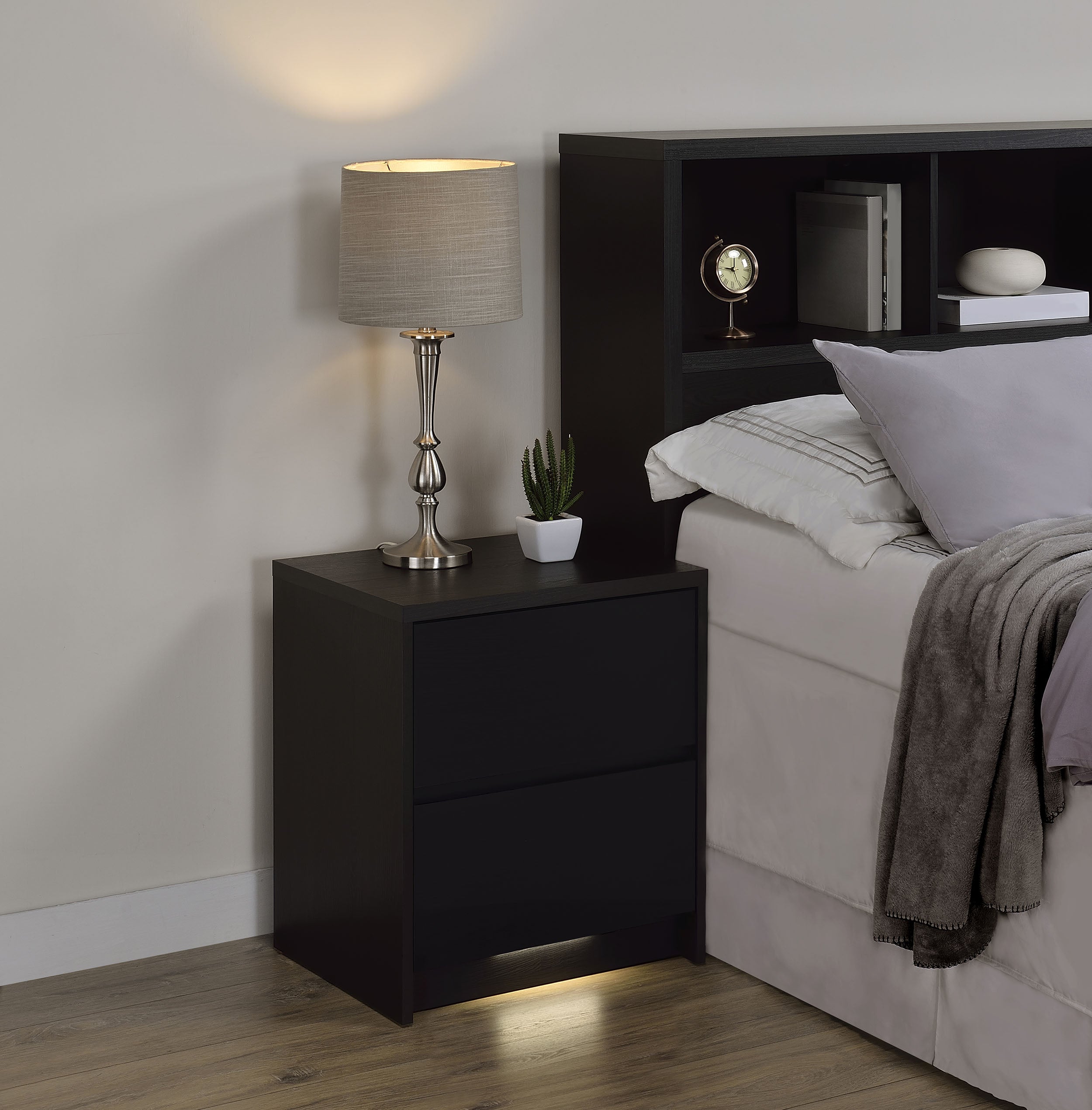 Westpark Nightstand with LED Lighting - Luxury Home Furniture (MI)