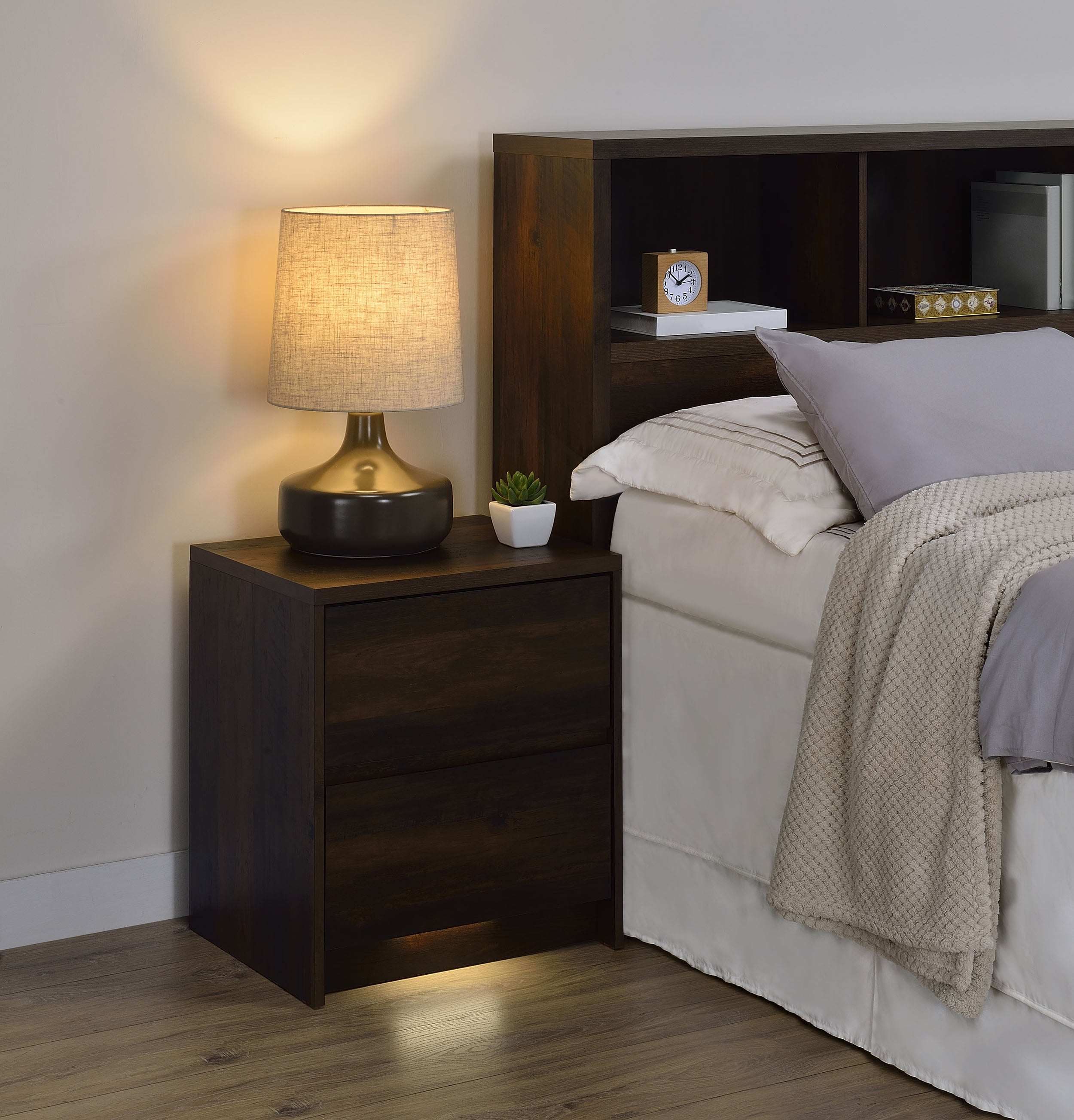 Westpark Nightstand with LED Lighting - Luxury Home Furniture (MI)
