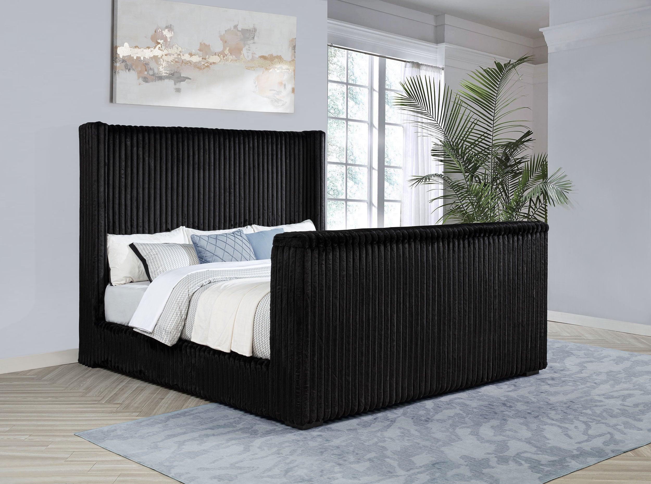 Centergrove Wingback TV Bed - Luxury Home Furniture (MI)