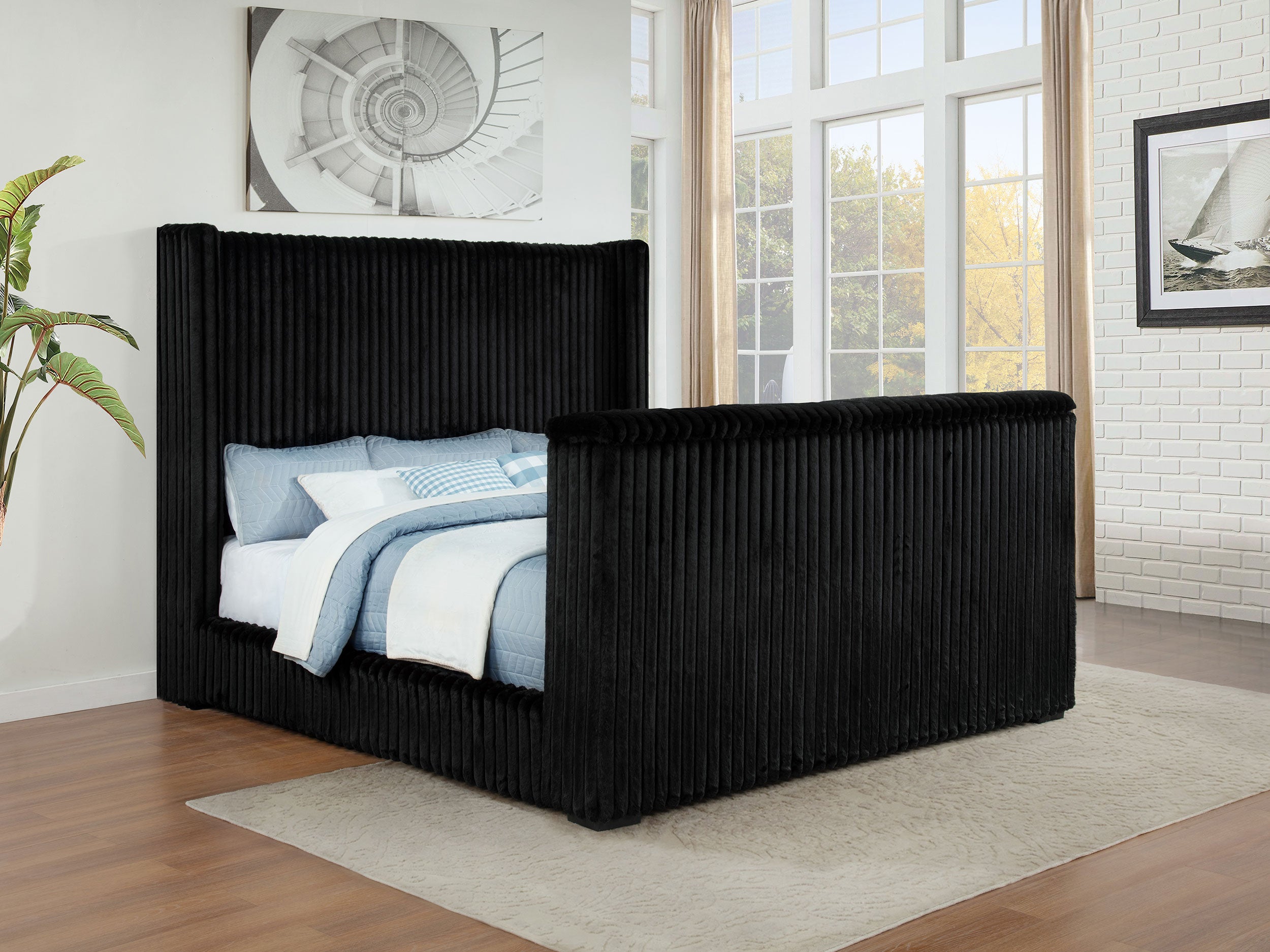 Centergrove Wingback TV Bed - Luxury Home Furniture (MI)