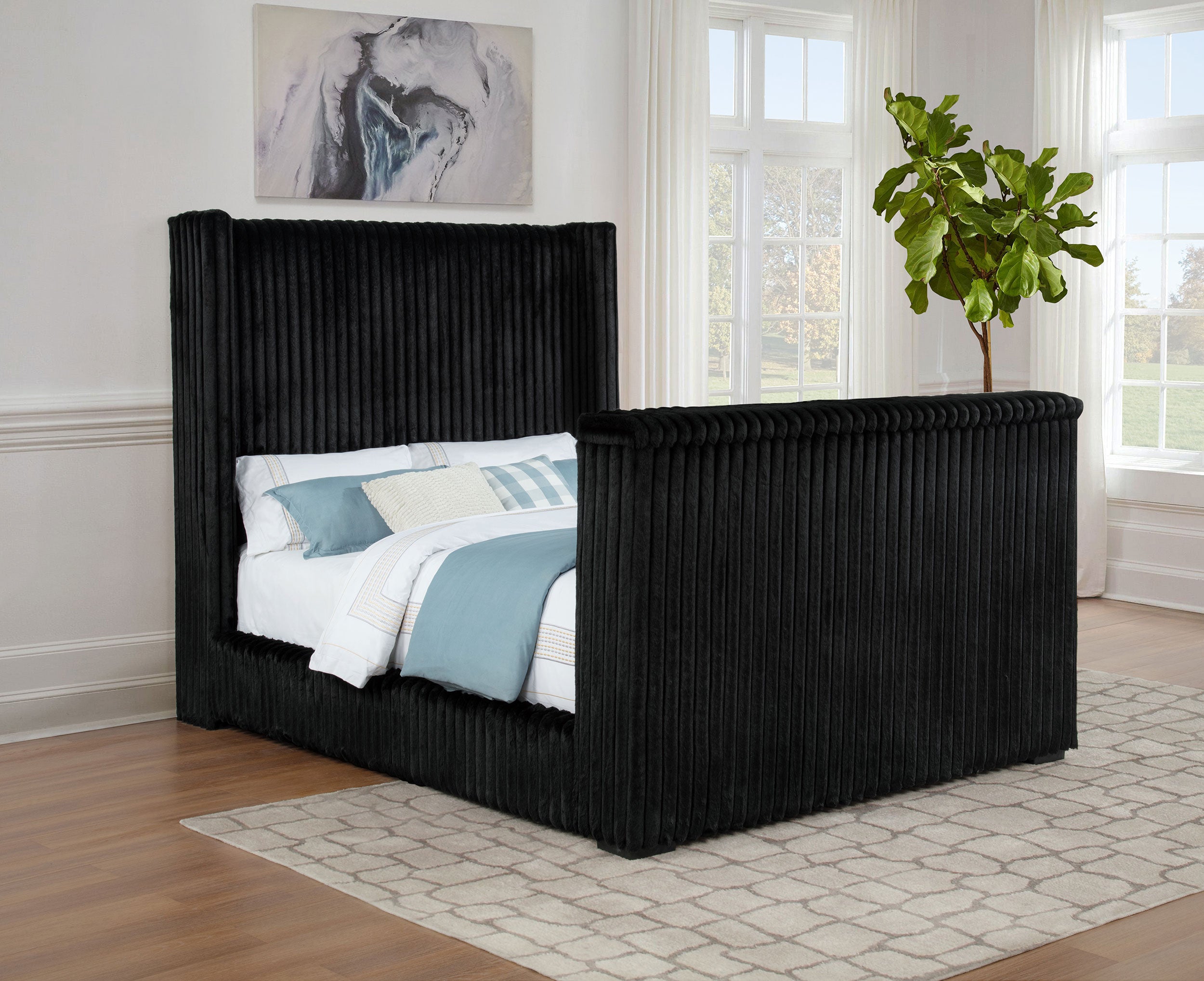 Centergrove Wingback TV Bed - Luxury Home Furniture (MI)