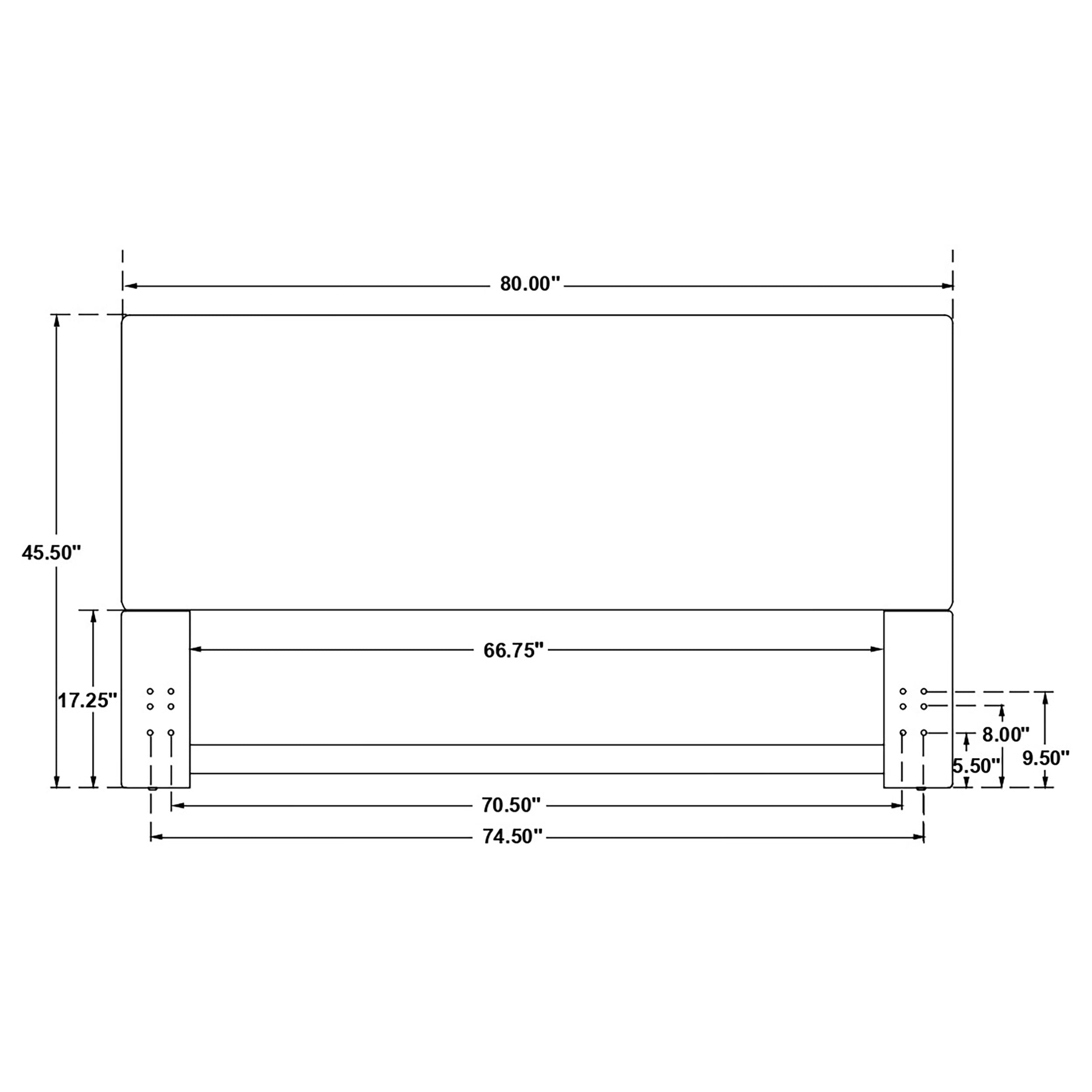 Pirro Eastern / California King Headboard - Luxury Home Furniture (MI)