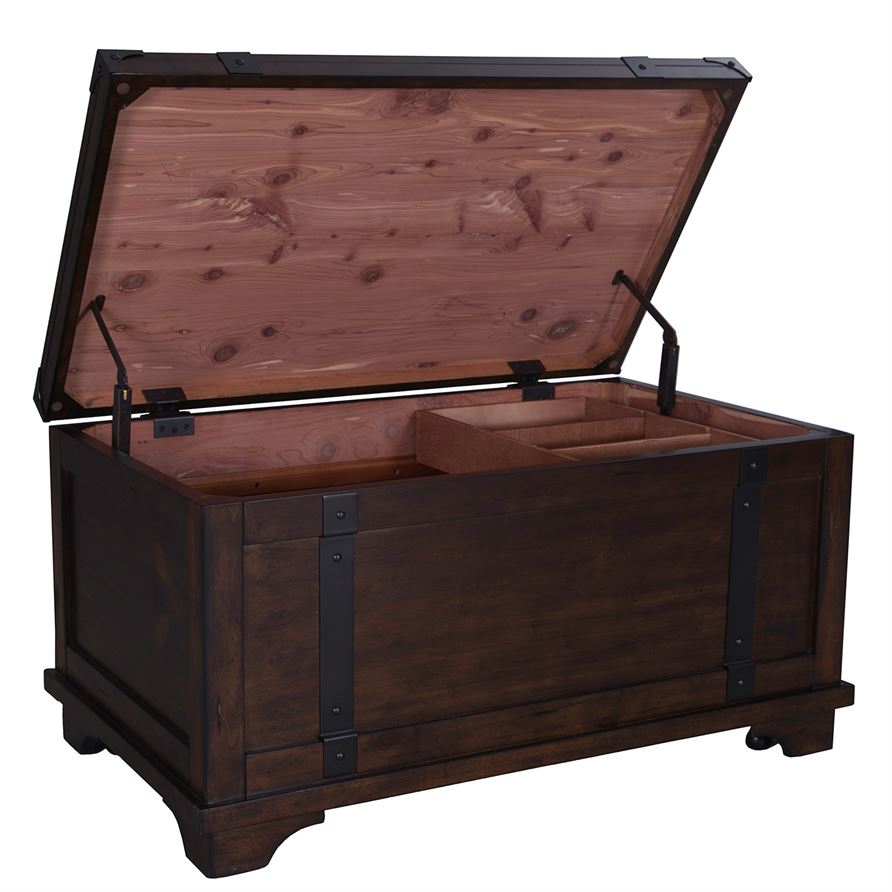 Liberty Aspen Skies Storage Trunk in Russet Brown - Luxury Home Furniture (MI)