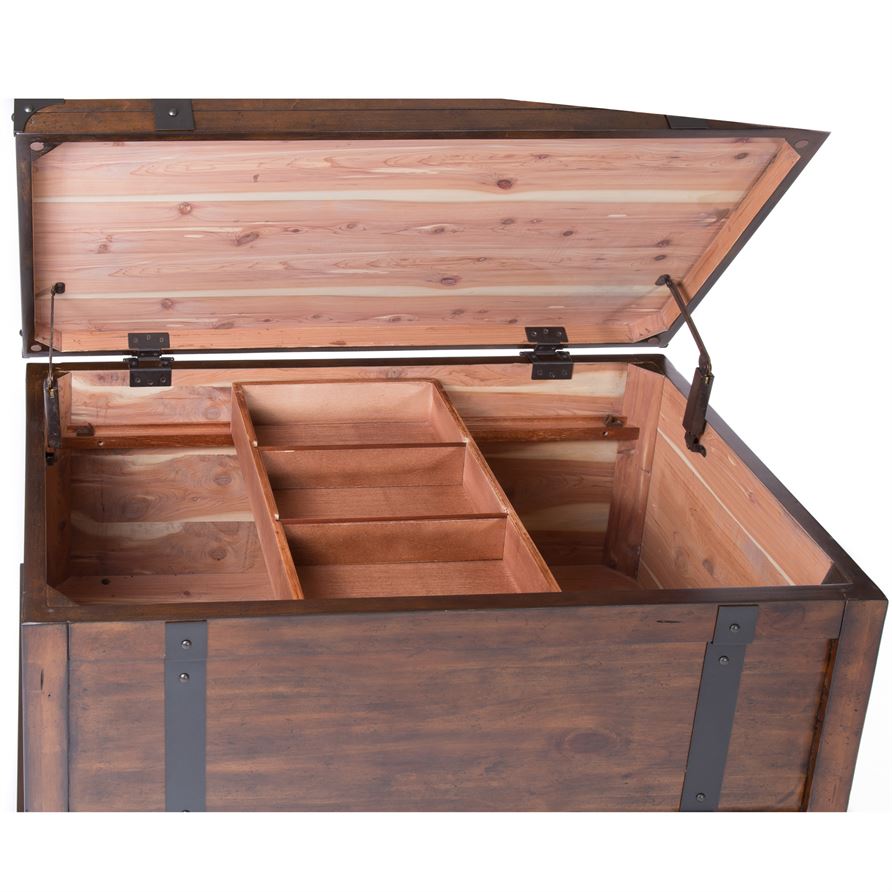 Liberty Aspen Skies Storage Trunk in Russet Brown - Luxury Home Furniture (MI)