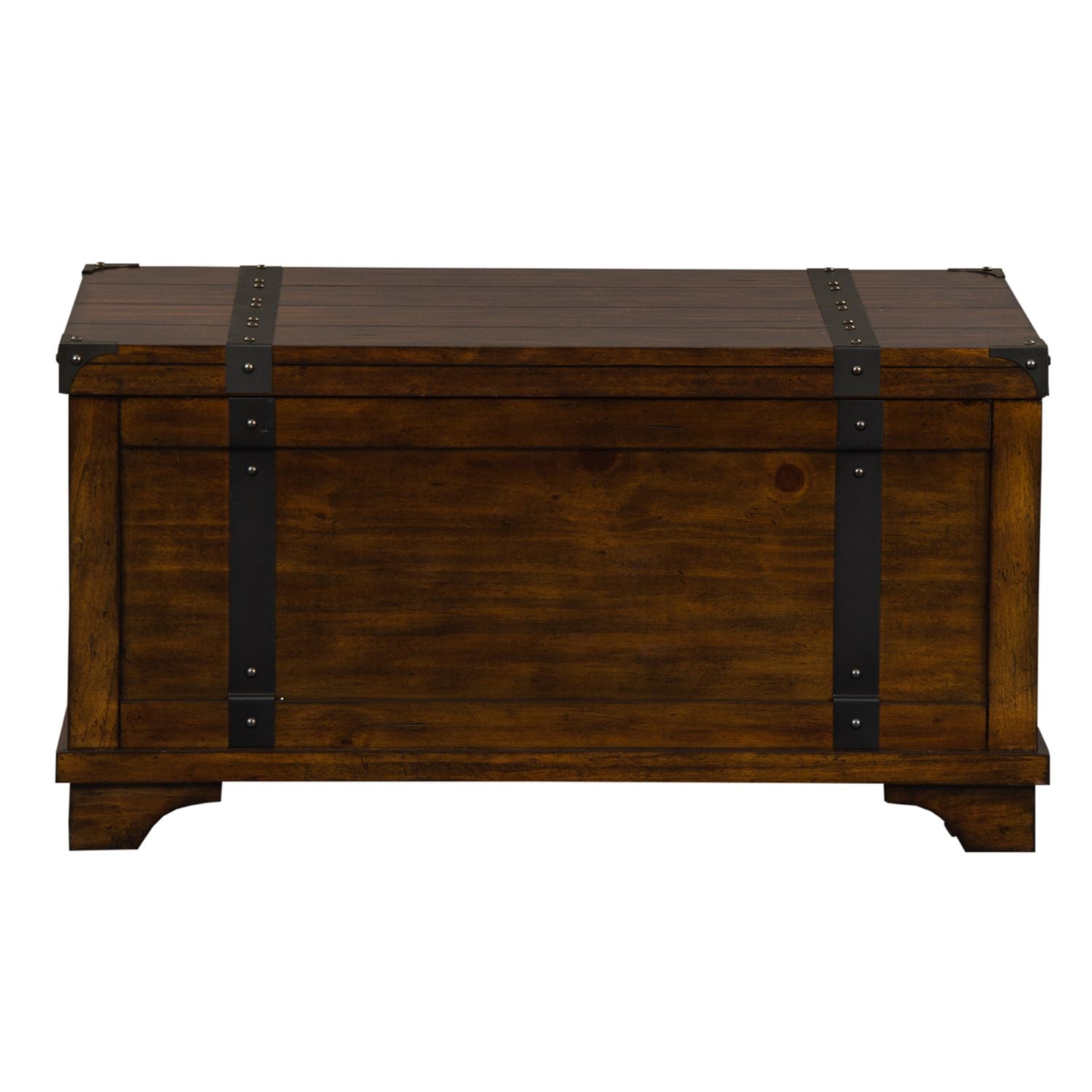 Aspen Skies Storage Trunk in Russet Brown - Luxury Home Furniture (MI)