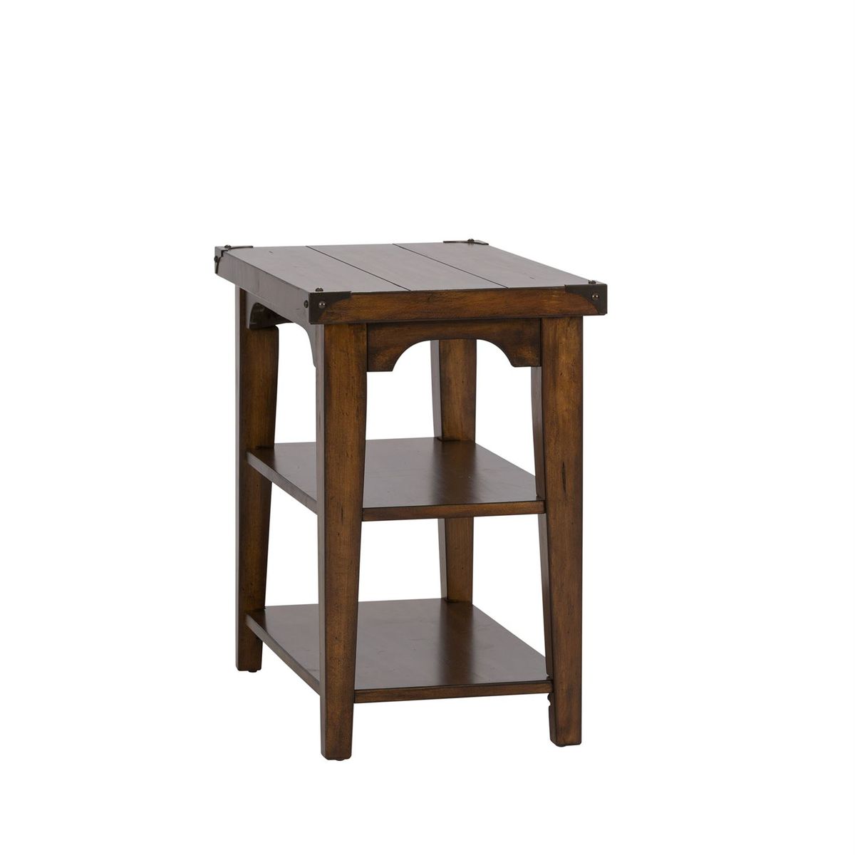 Liberty Aspen Skies Chair Side Table in Russet Brown - Luxury Home Furniture (MI)
