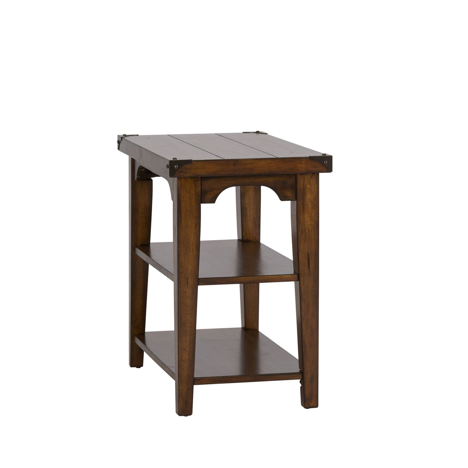 Aspen Skies Chair Side Table in Russet Brown - Luxury Home Furniture (MI)