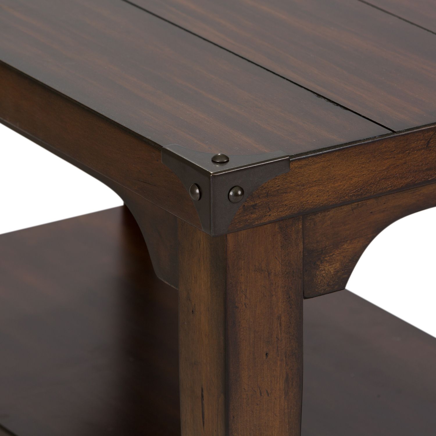 Aspen Skies Chair Side Table in Russet Brown - Luxury Home Furniture (MI)