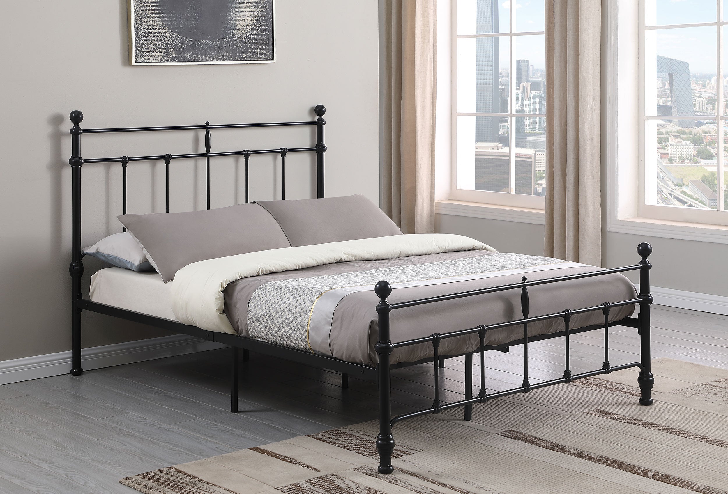 Novak Eastern King, Full, Queen, & Twin Bed - Luxury Home Furniture (MI)