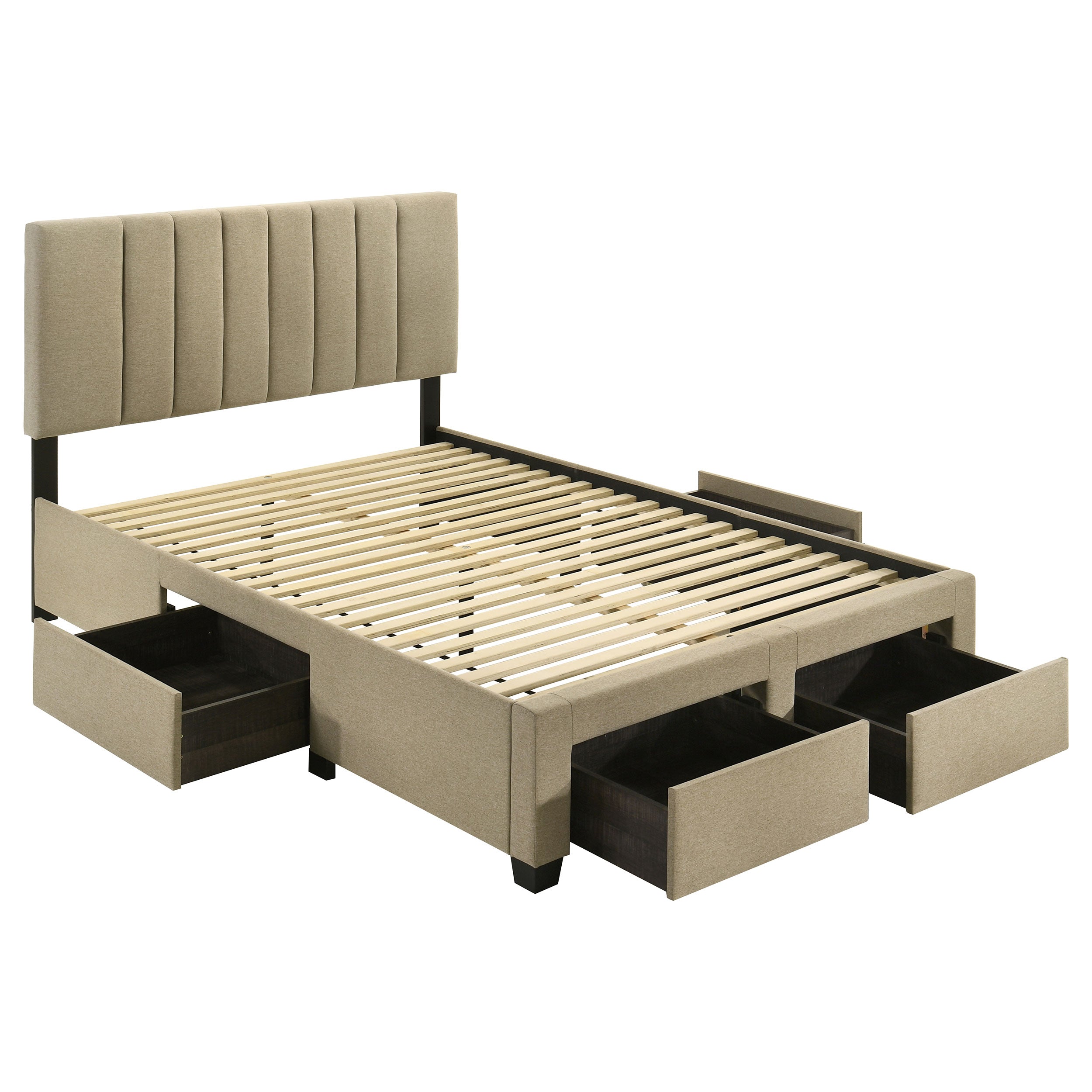 Wheatland Panel Platform Storage Bed - Luxury Home Furniture (MI)