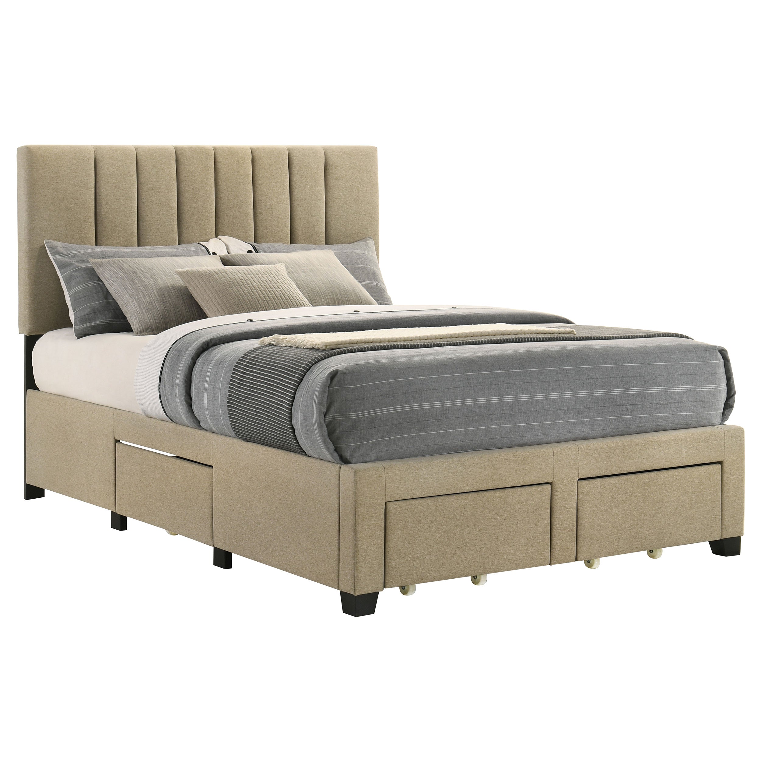 Wheatland Panel Platform Storage Bed