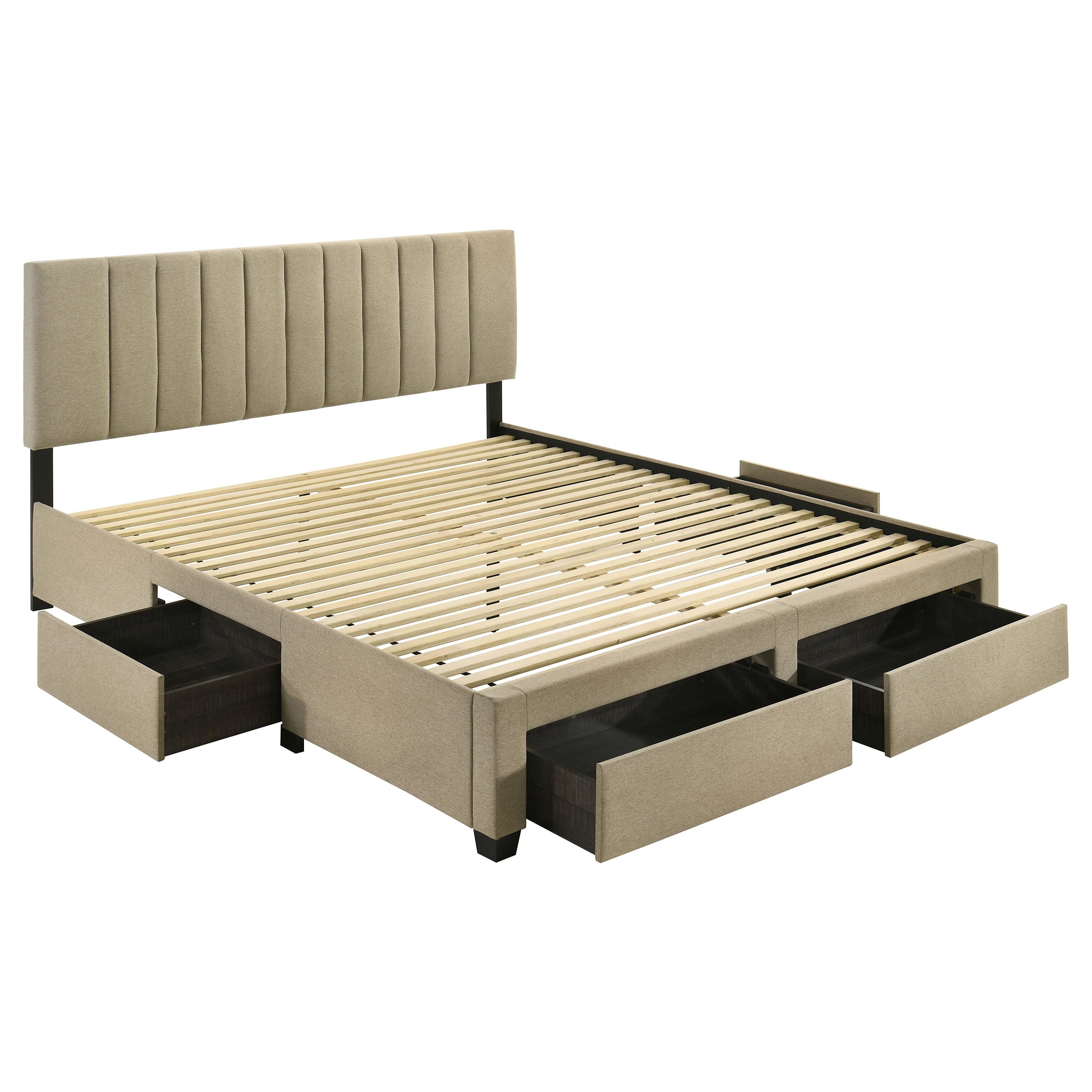 Wheatland Panel Platform Storage Bed - Luxury Home Furniture (MI)