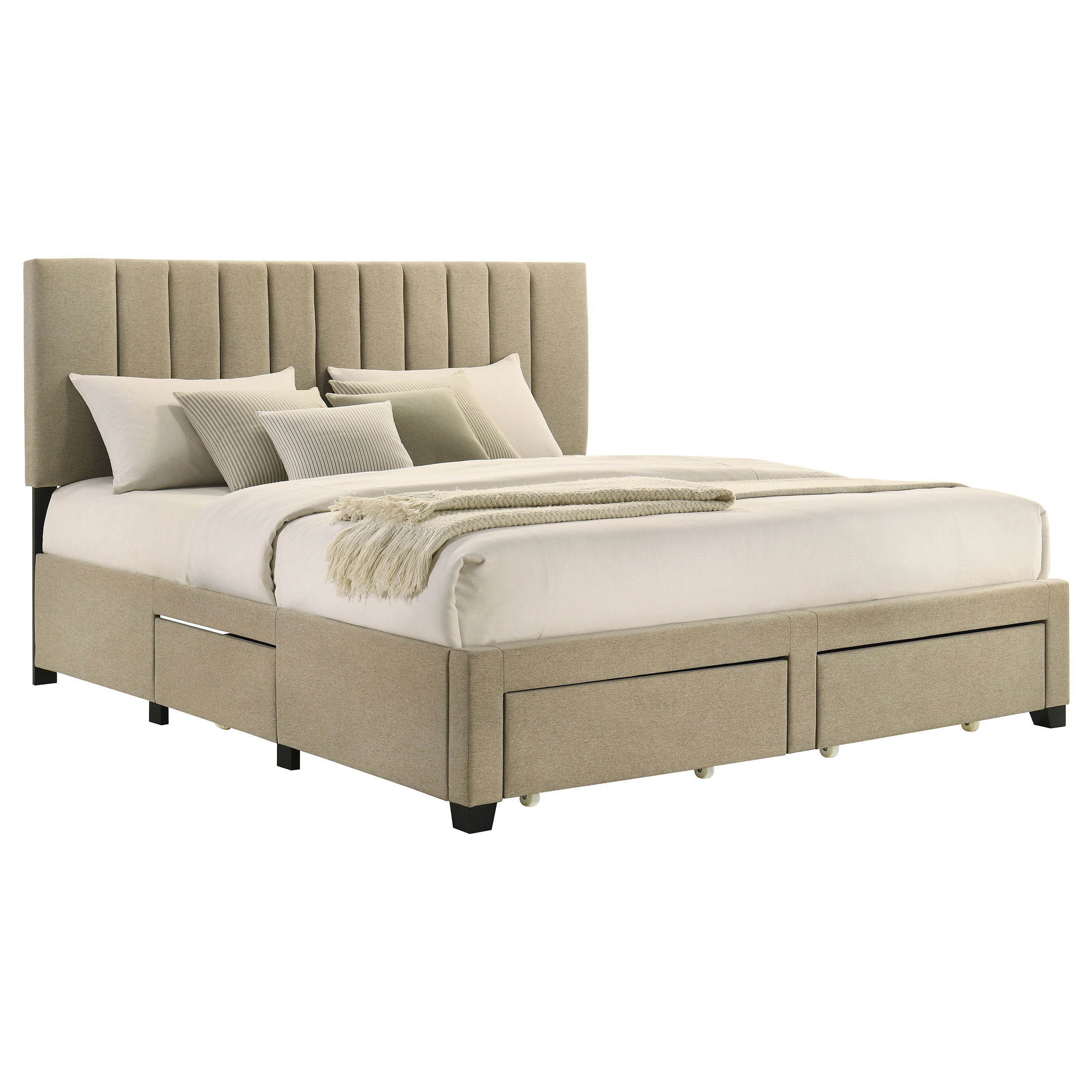 Wheatland Panel Platform Storage Bed - Luxury Home Furniture (MI)