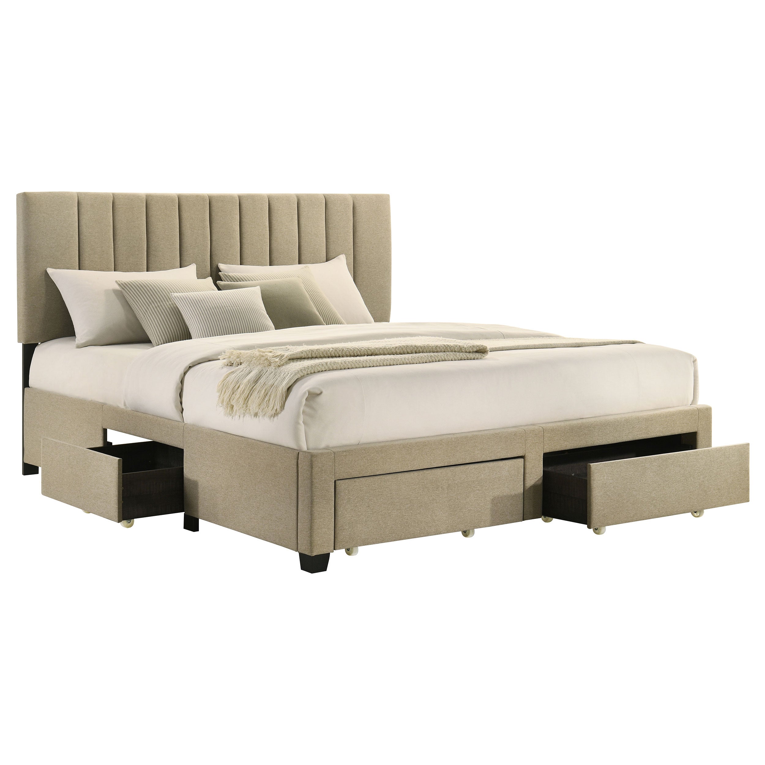 Wheatland Panel Platform Storage Bed - Luxury Home Furniture (MI)