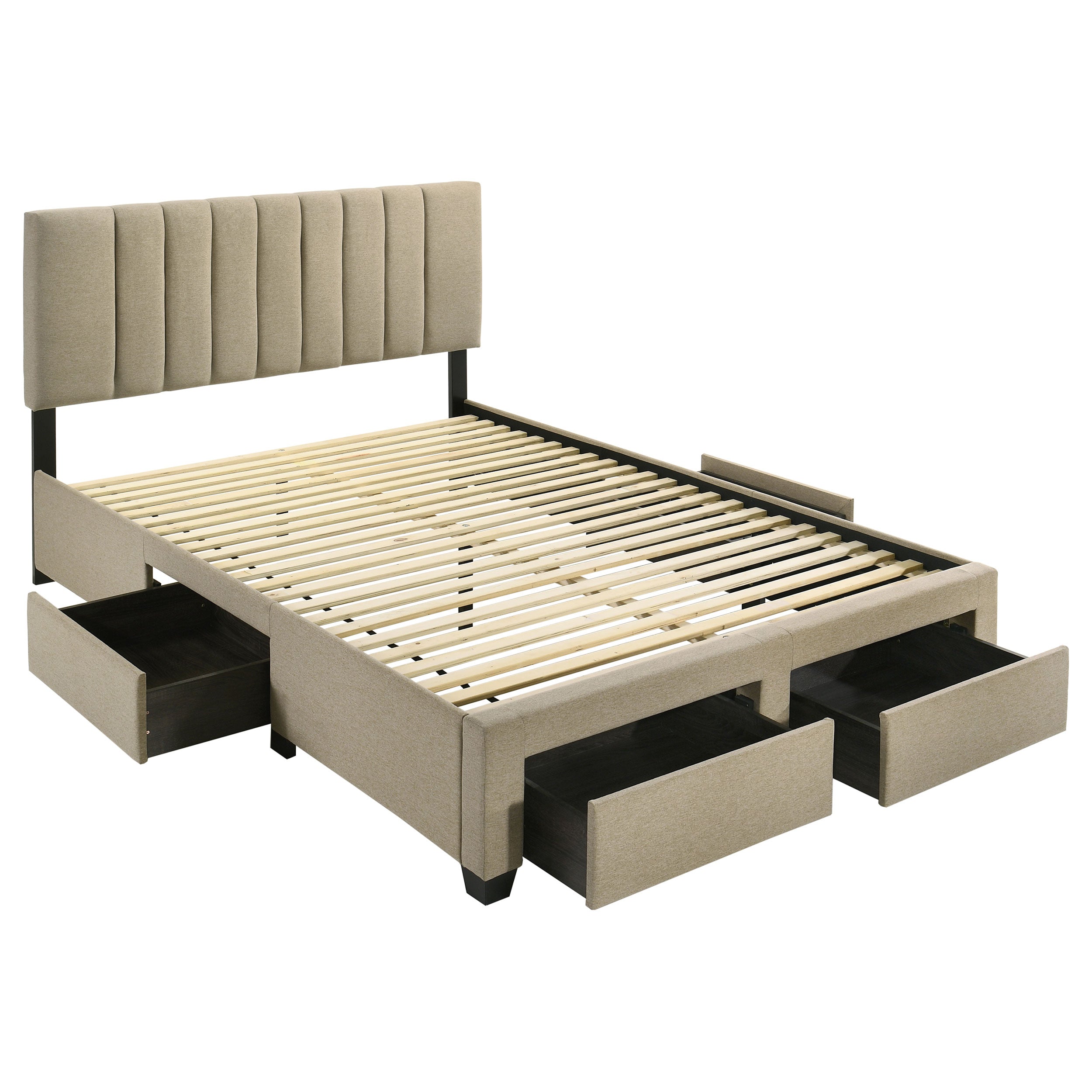 Wheatland Panel Platform Storage Bed - Luxury Home Furniture (MI)