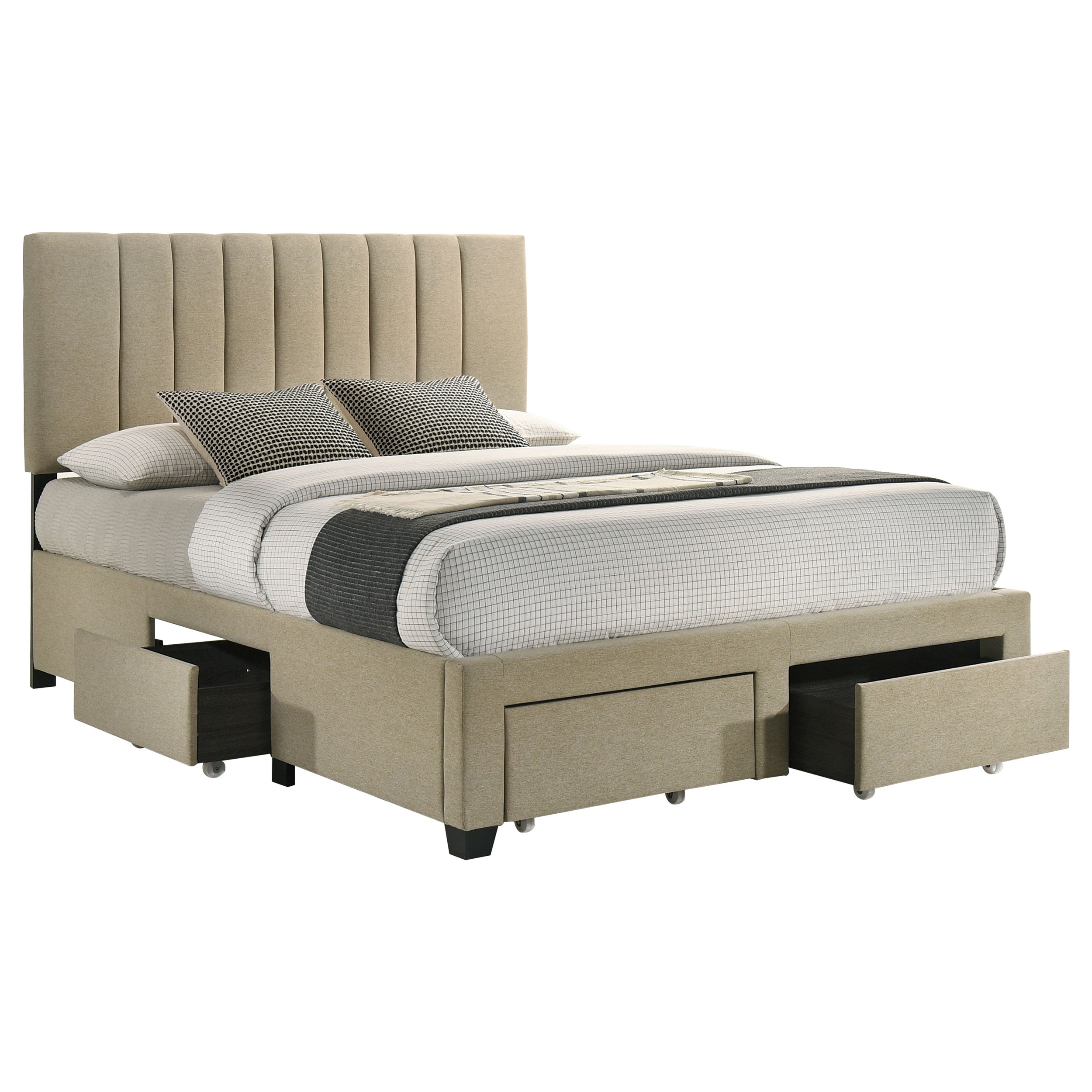 Wheatland Panel Platform Storage Bed - Luxury Home Furniture (MI)