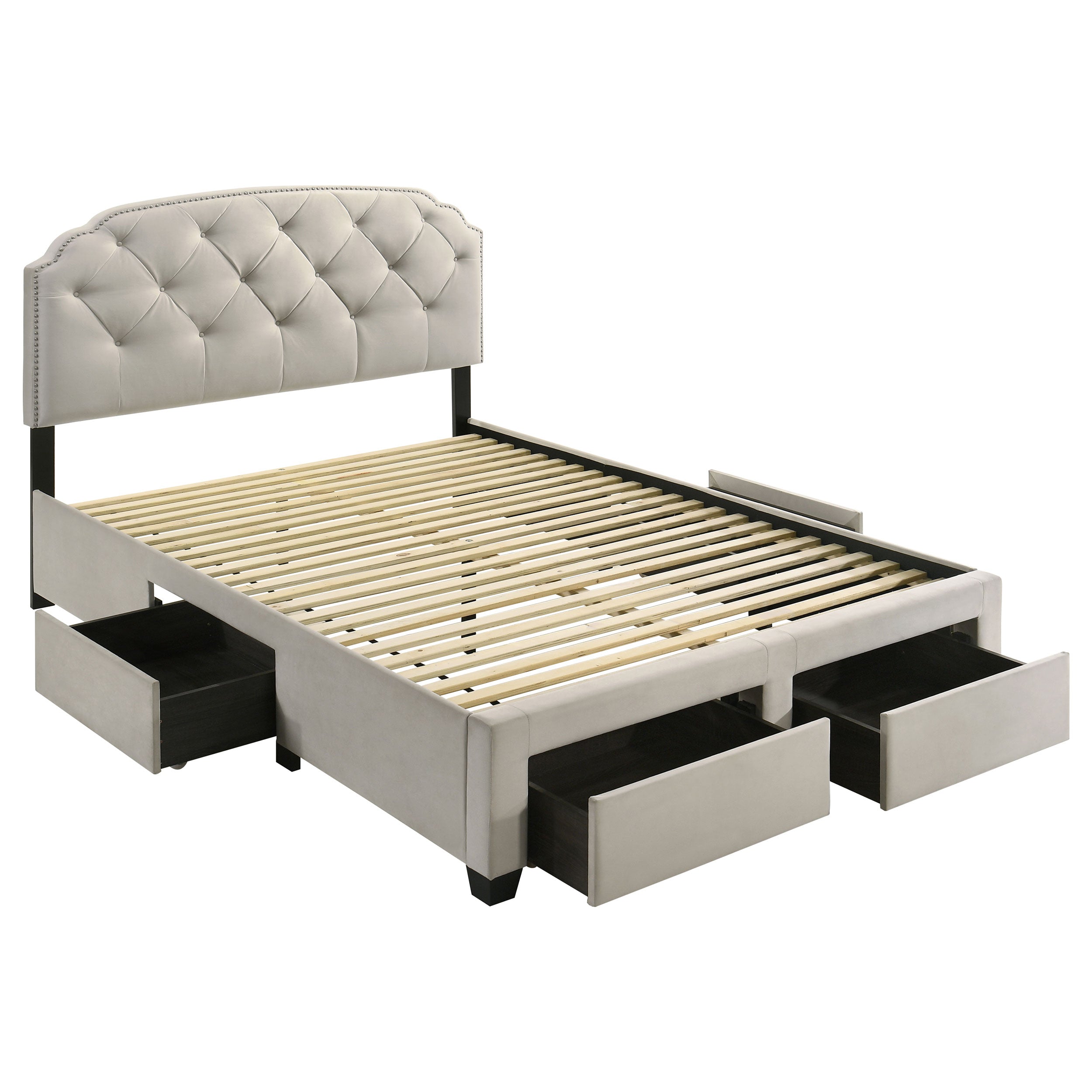 Marianna Panel Platform Storage Bed - Luxury Home Furniture (MI)