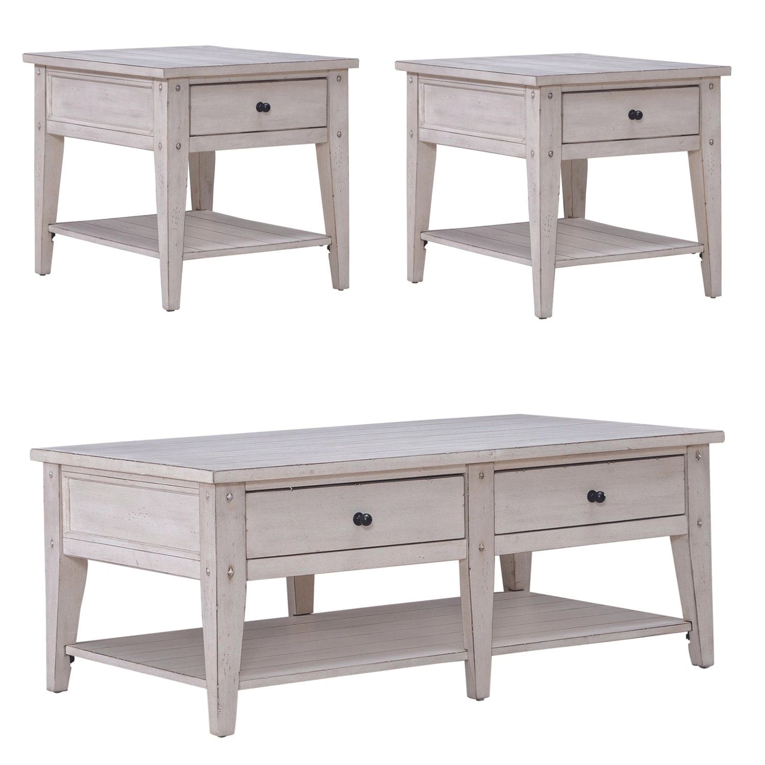 Lake House 3 Piece Set (1-Cocktail 2-End Tables) image