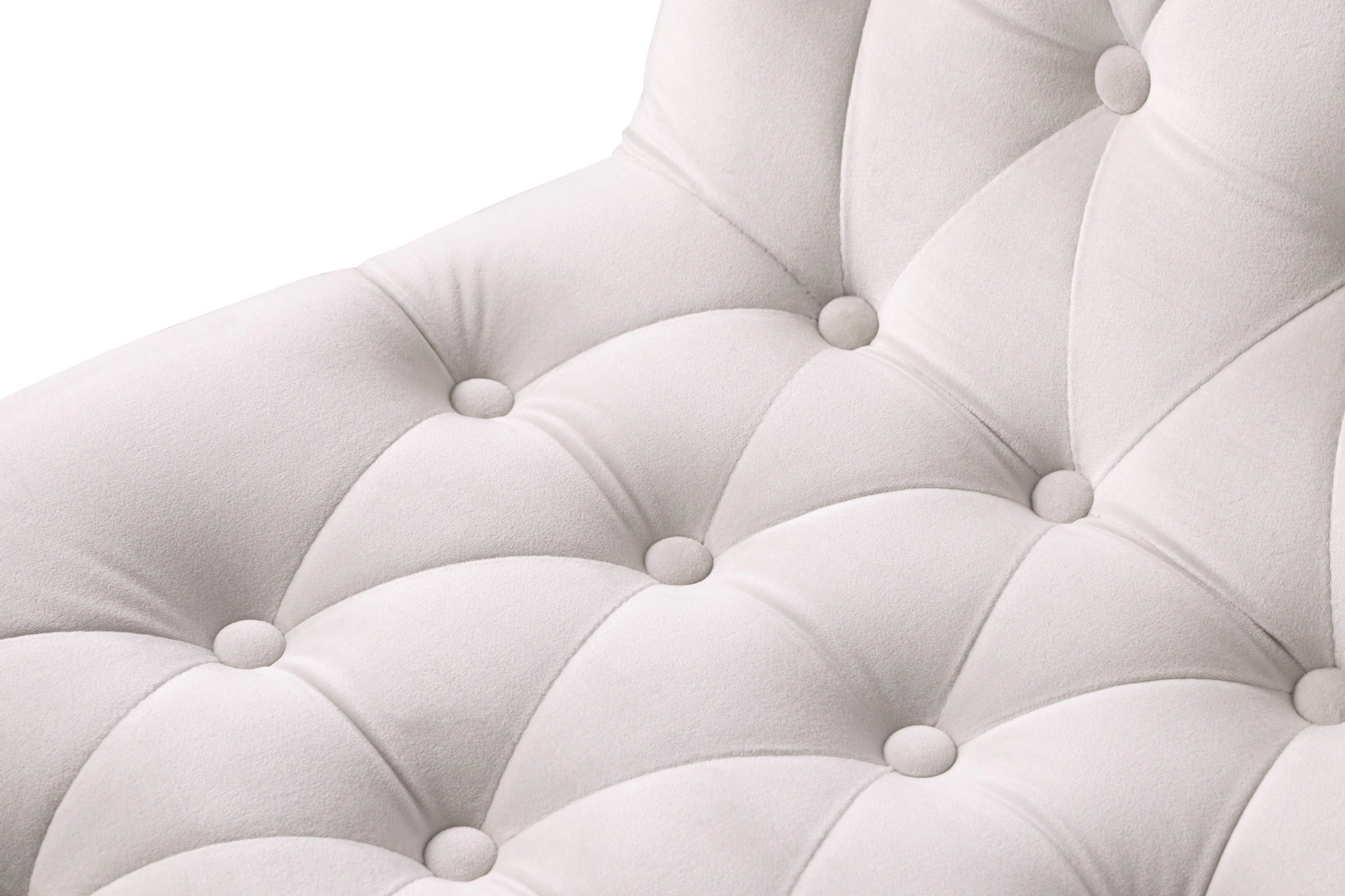 Curve Cream Velvet Dining Chair