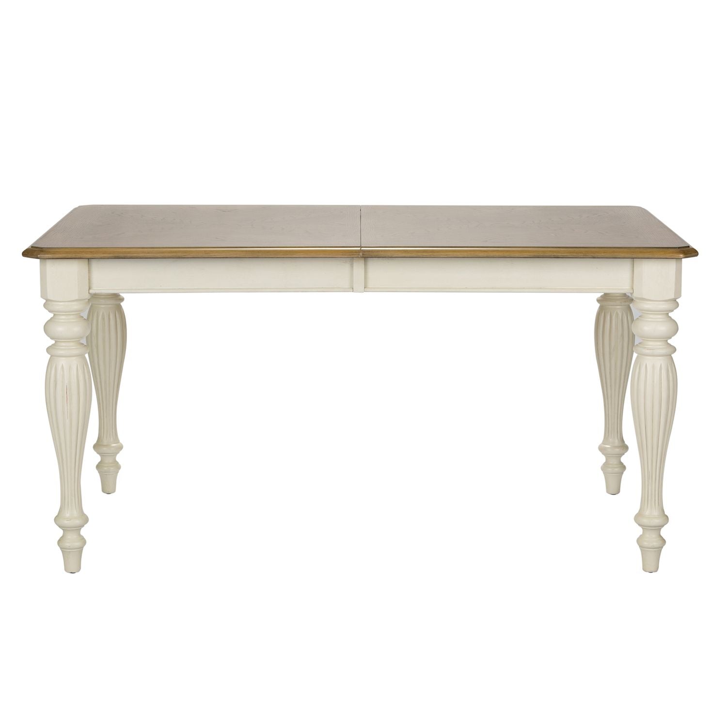 Cumberland Creek Rectangular Leg Table in Nutmeg/White - Luxury Home Furniture (MI)