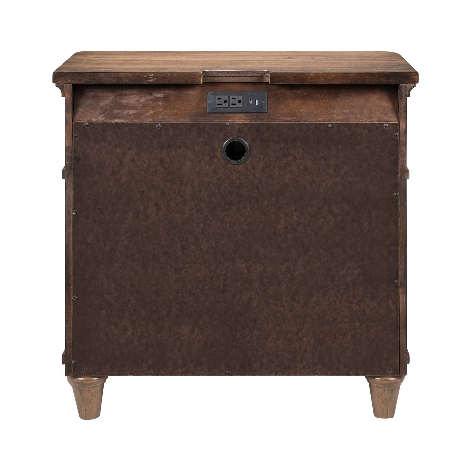 Harrison Heights Nightstand w/ Charging Station - Luxury Home Furniture (MI)