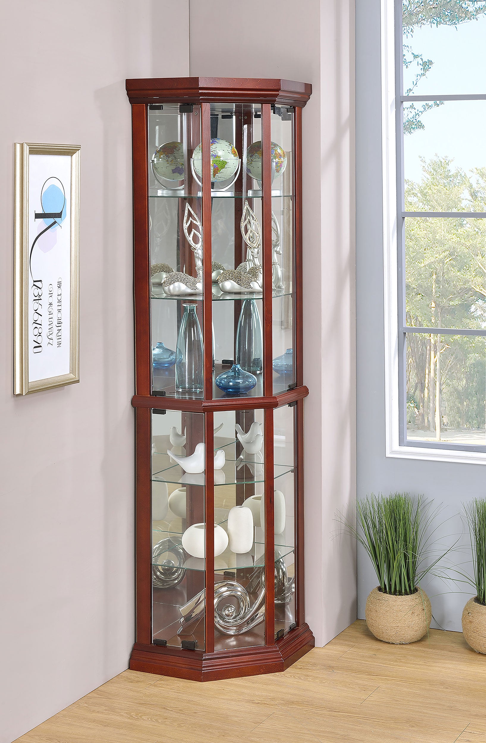 Appledale Curio Cabinet - Luxury Home Furniture (MI)