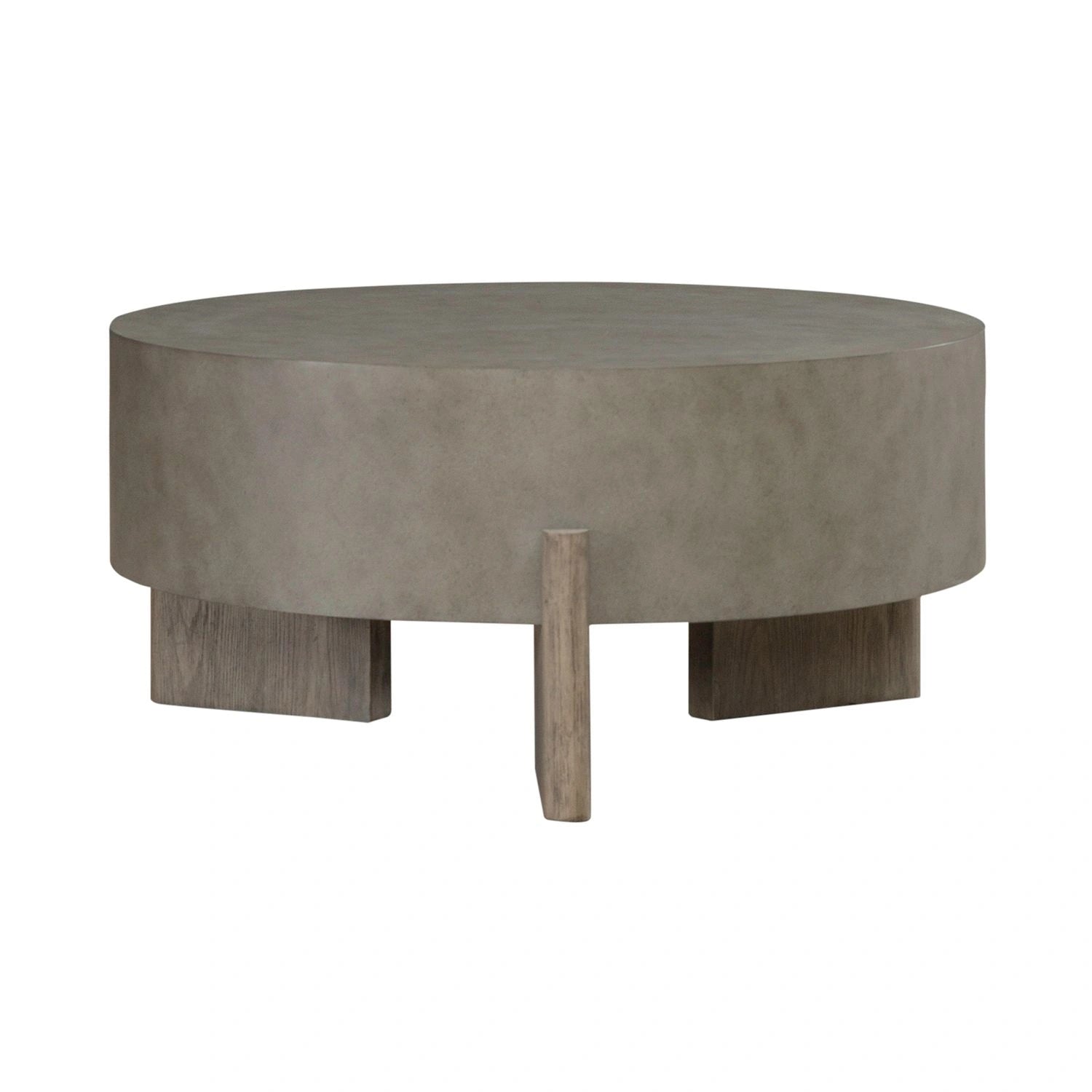 Affinity Cocktail Table in Dusty Taupe with Concrete Top image
