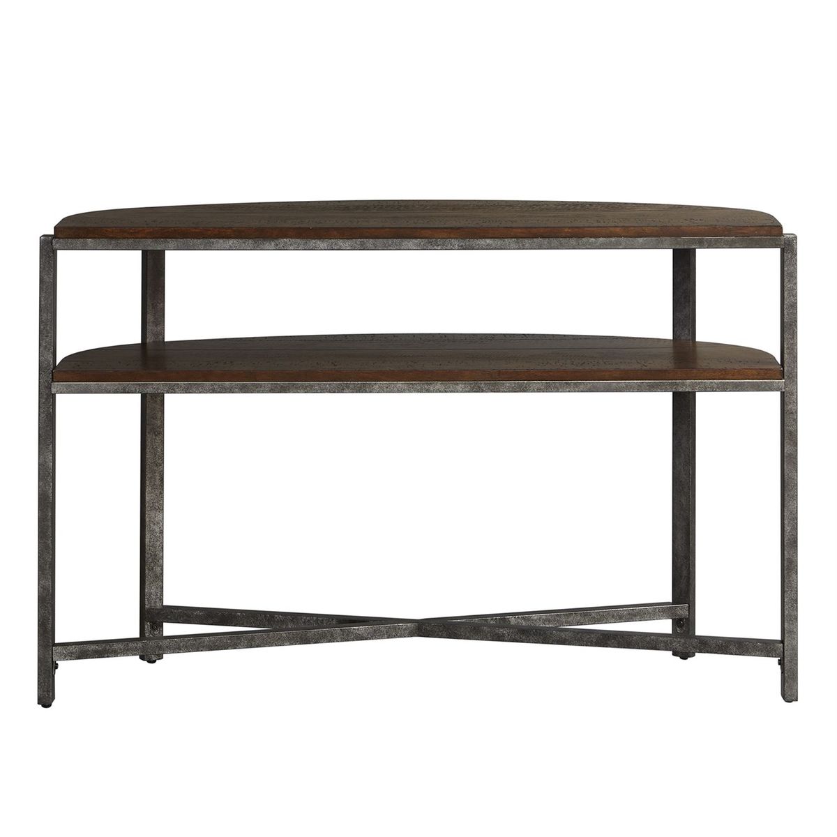 Liberty Breckinridge Demilune Sofa Table in Mahogany - Luxury Home Furniture (MI)