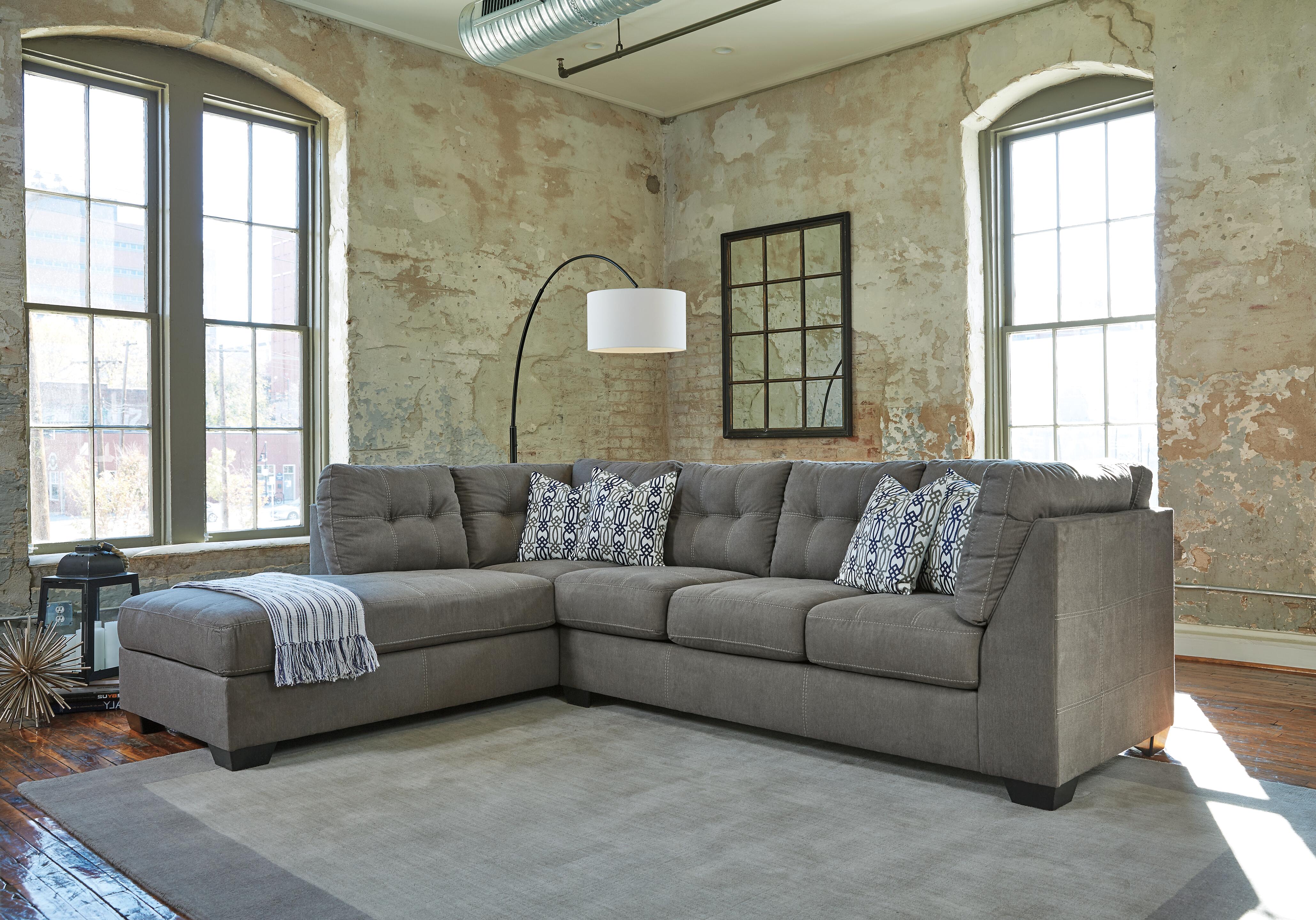 Pitkin 2-Piece Sectional with Chaise - Luxury Home Furniture (MI)
