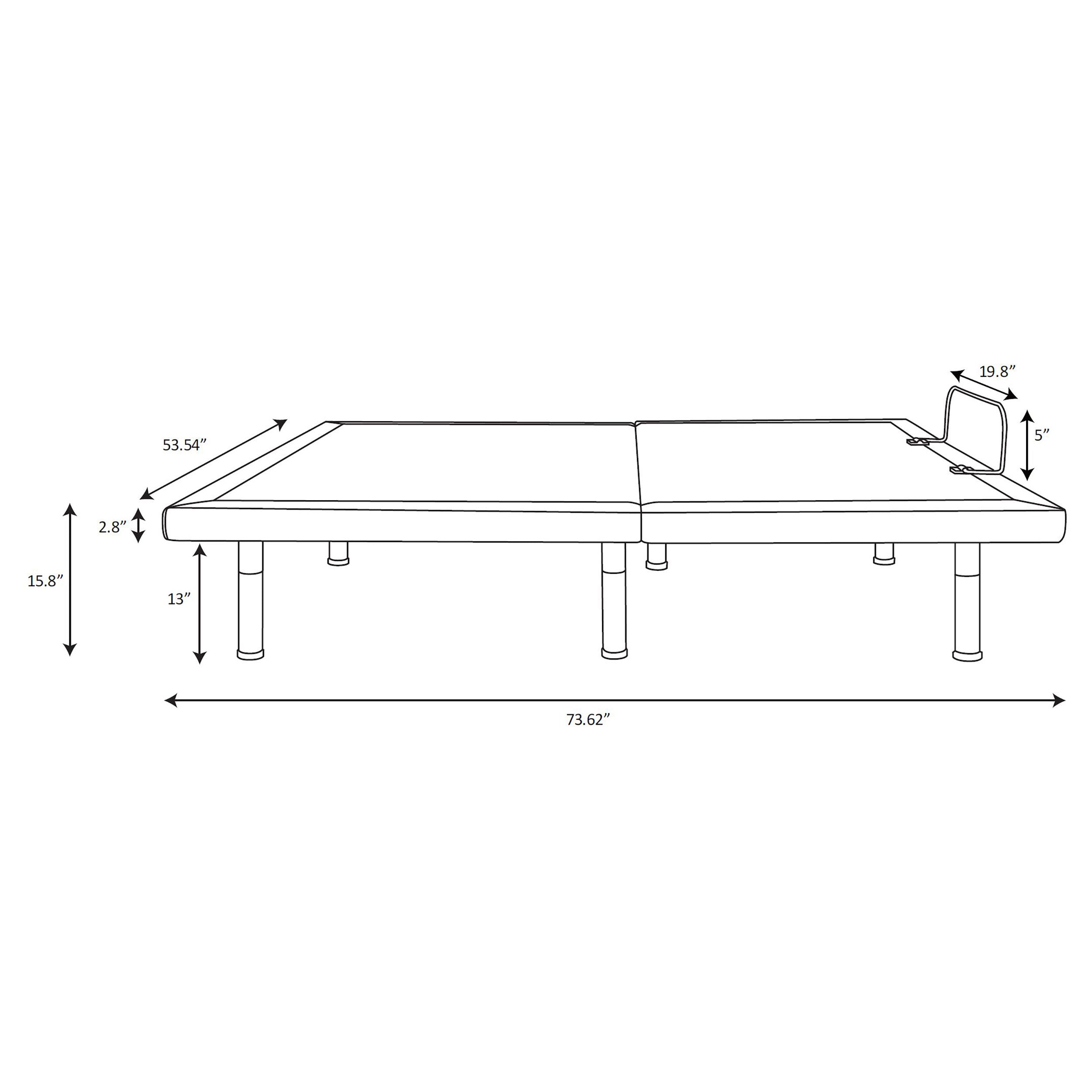 Negan Adjustable Bed Base - Luxury Home Furniture (MI)
