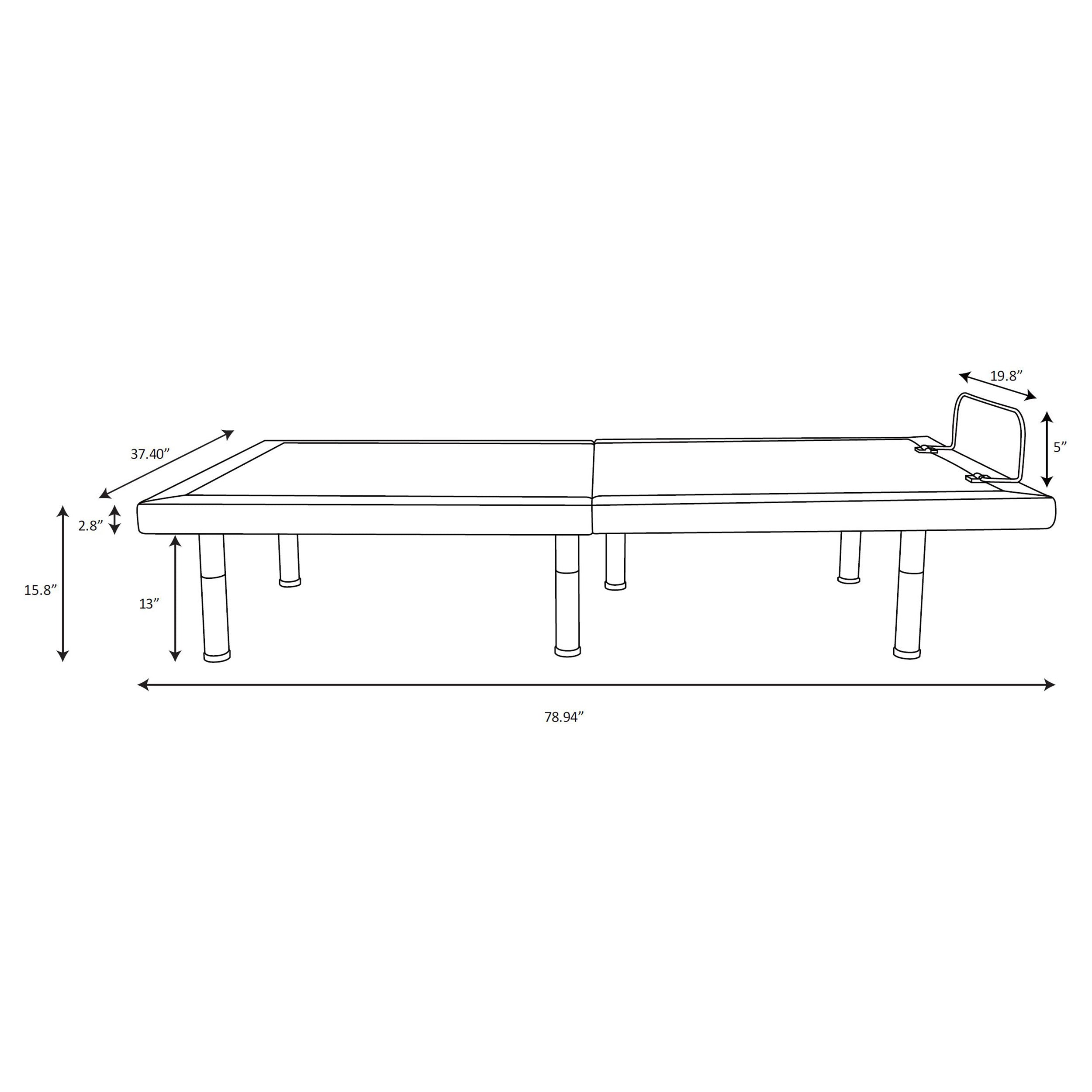 Negan Adjustable Bed Base - Luxury Home Furniture (MI)