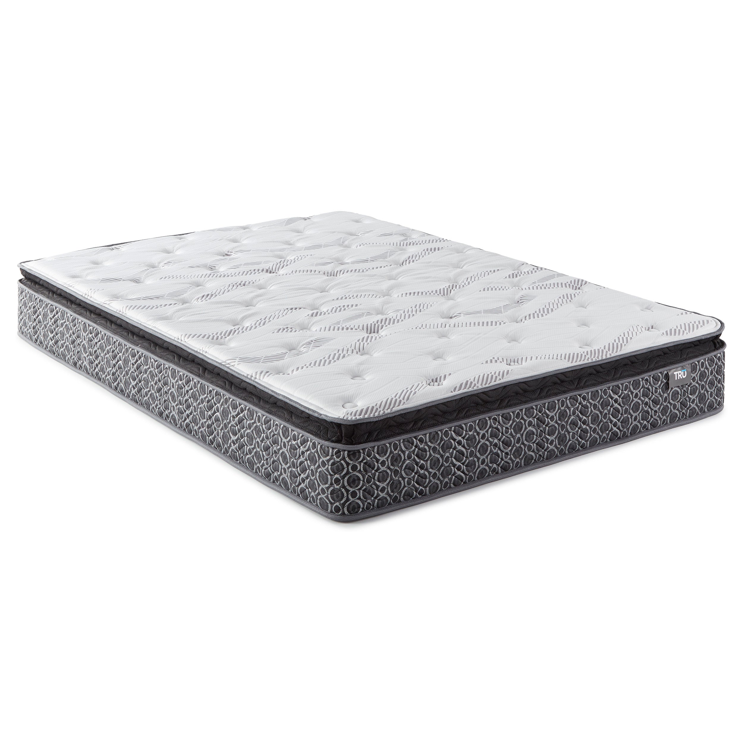 Hayes Medium Plush Pillow Top Hybrid Mattress - Luxury Home Furniture (MI)