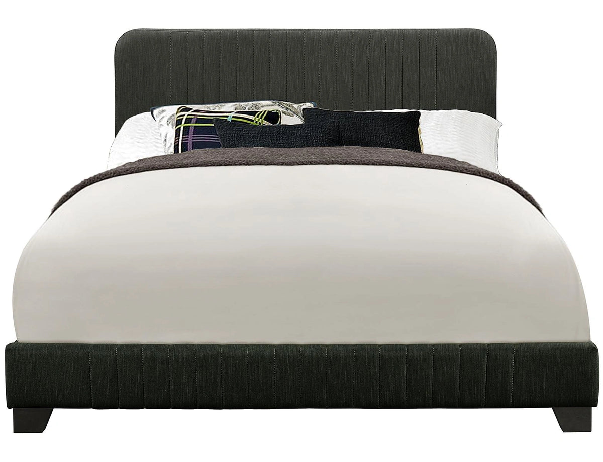 Pulaski ACH All-In-One King Channeled Bed in Grey