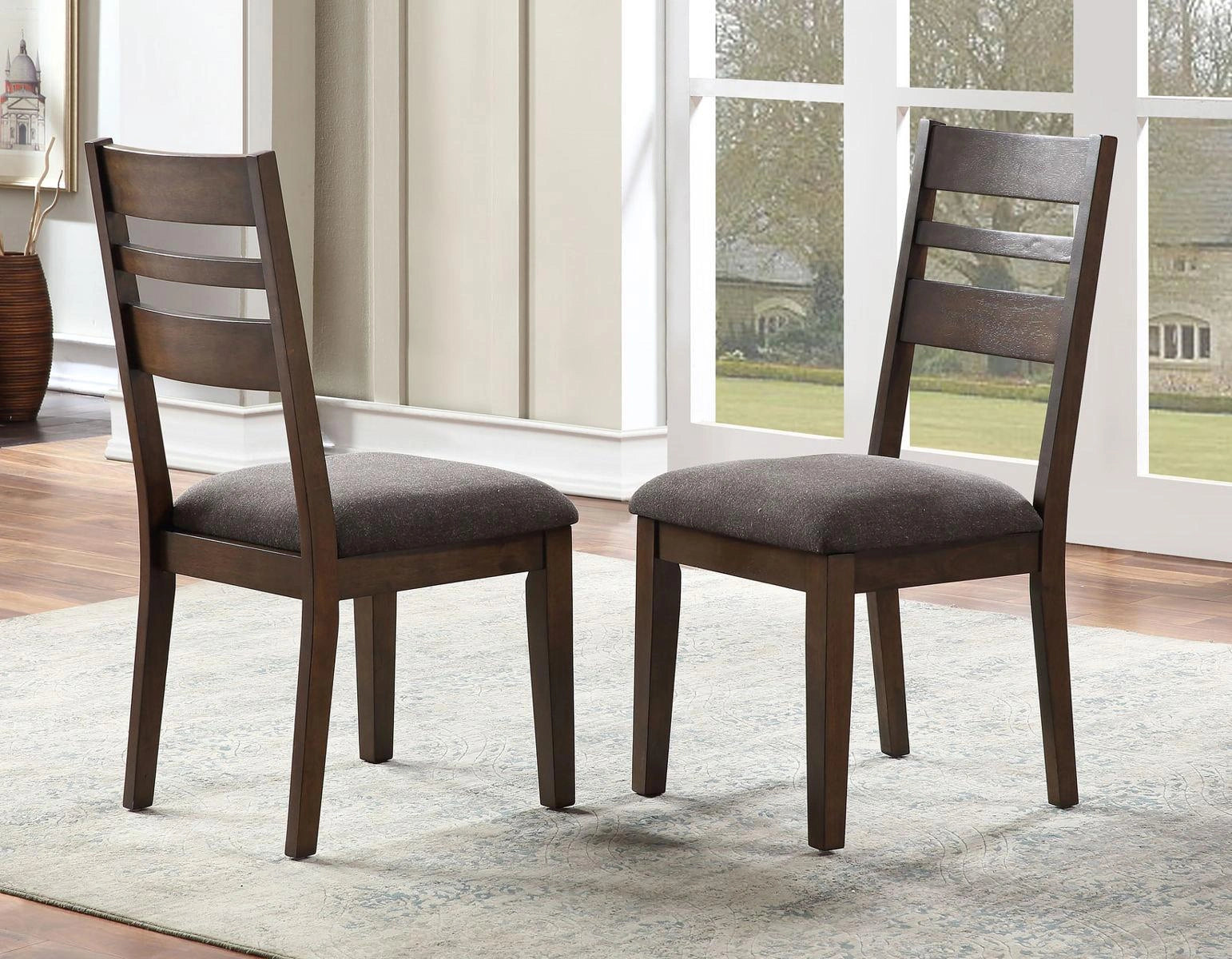 Steve Silver Stratford Side Chair in Walnut (Set of 2)