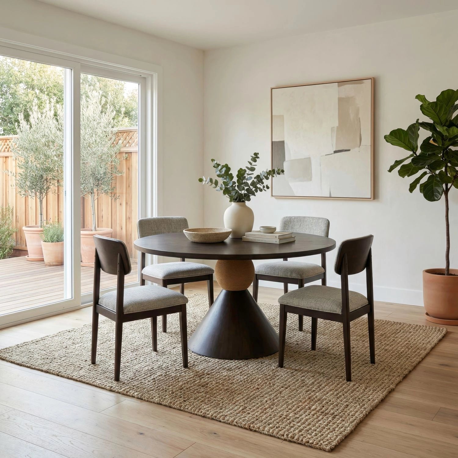 Briarcrest 5 Piece Round Ped Table Set image