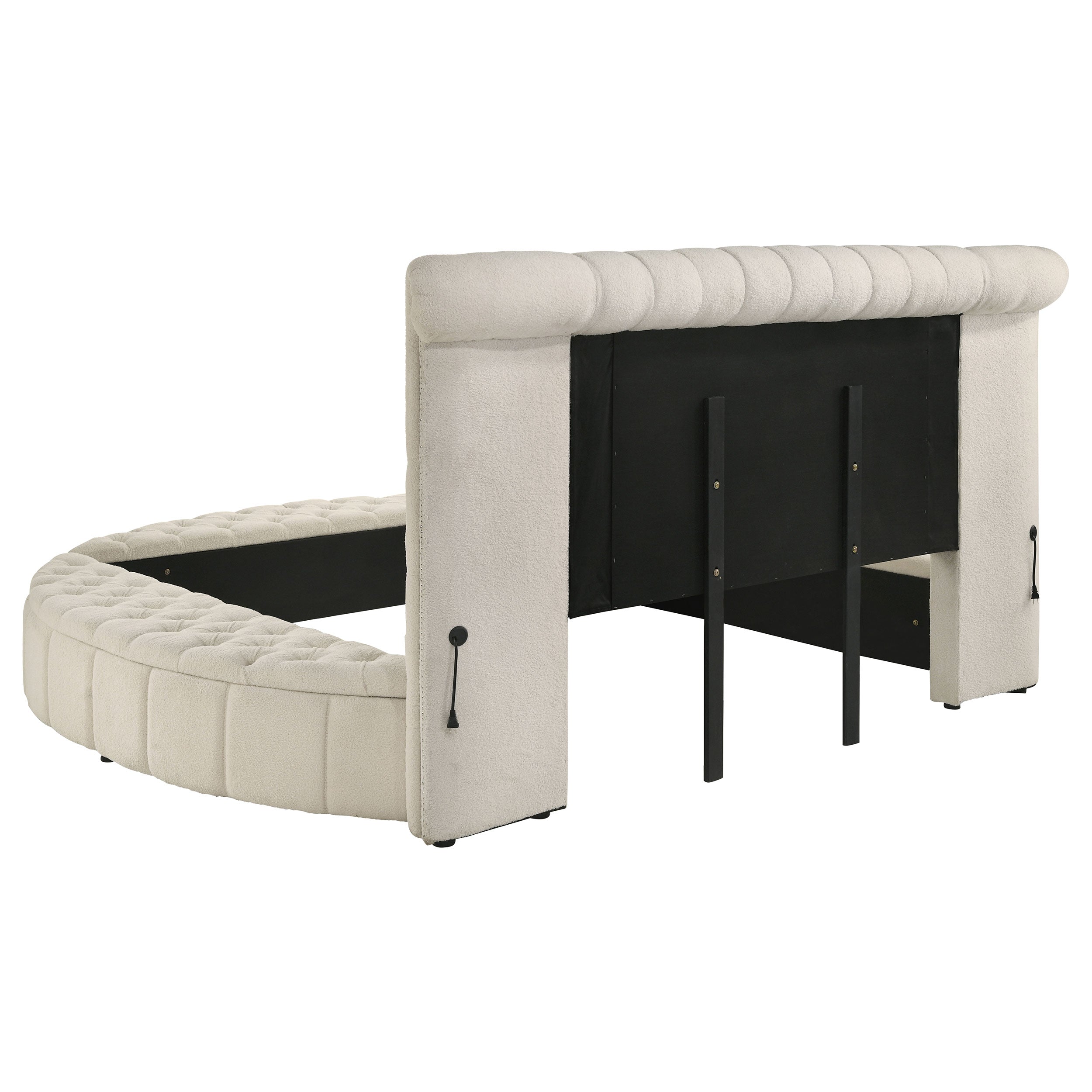 Sonya Panel Floor Storage Bed - Luxury Home Furniture (MI)